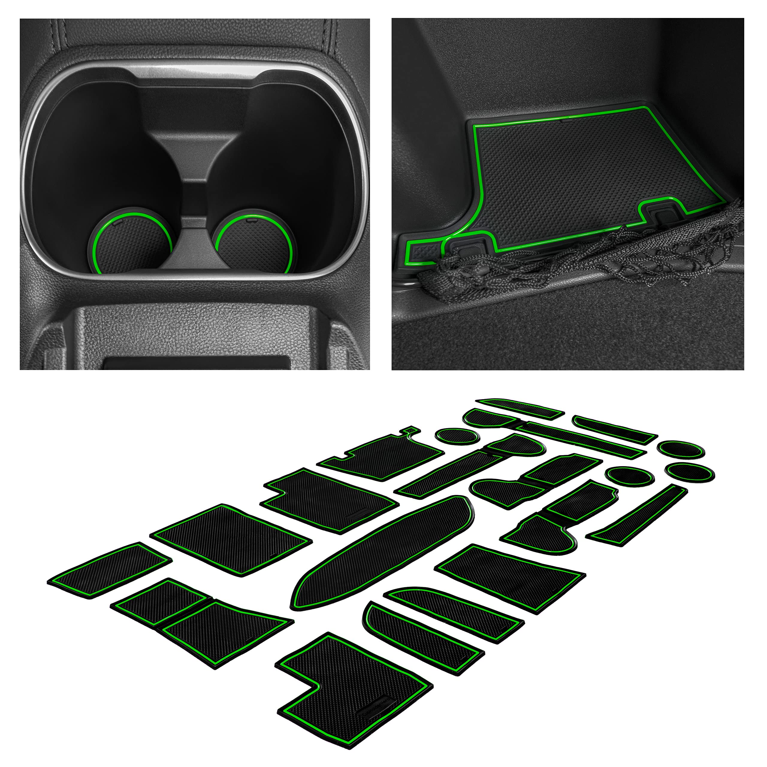 CupHolderHero Fits Subaru Outback and Subaru Legacy 2020-2024 Accessories, Premium Custom Non-Slip Anti-Dust Cup Holder Inserts,