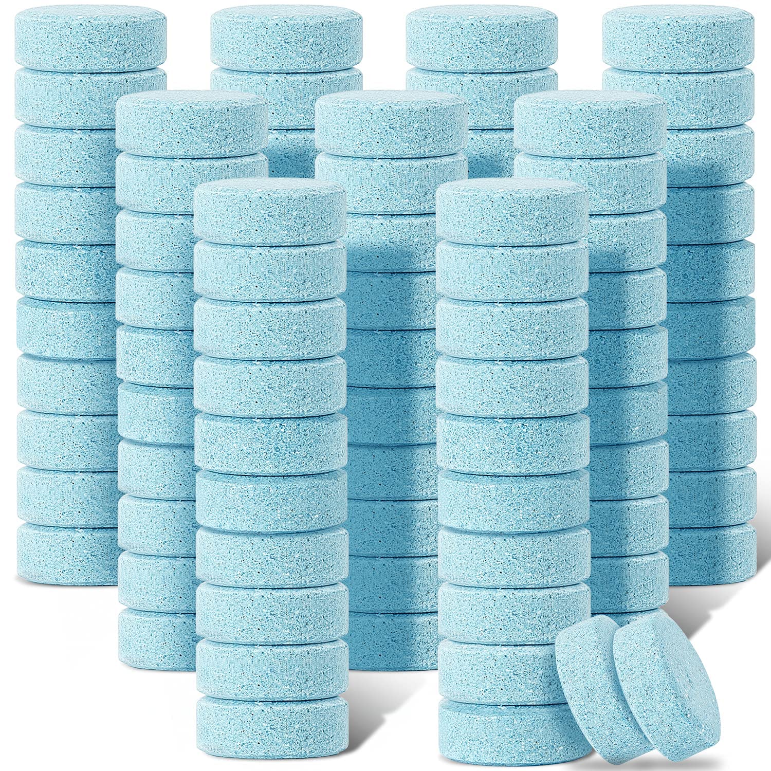 Boao 100 Pcs Car Windshield Washer Tablets Cleaning Washer Fluid Tablets Glass Concentrated Cleaner Windshield Wiper Fluid Solid