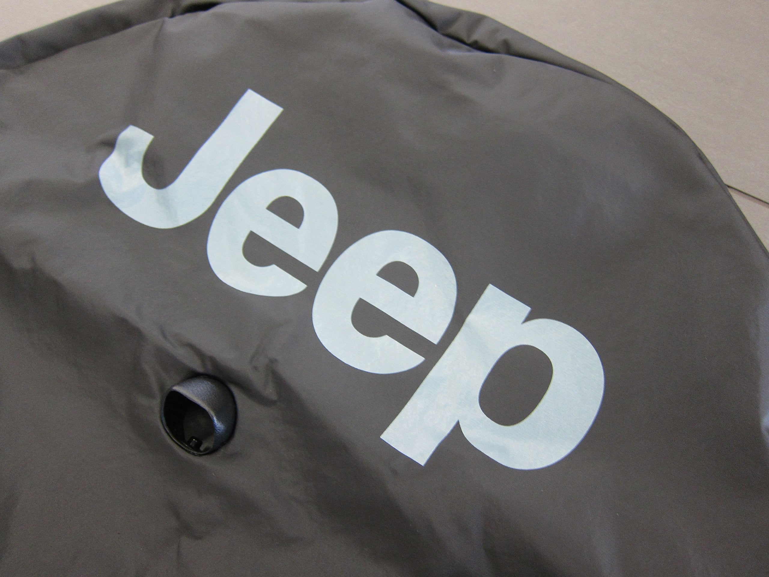 Mopar Jeep Wrangler Jl Spare Tire Cover W/Backup Camera Bezel & Jeep Logo Oem