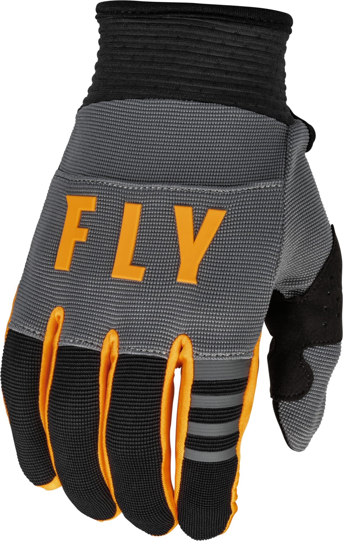 Fly Racing 2023 Youth F-16 Gloves (Dark Grey/Black/Orange, Youth 3X-Small)