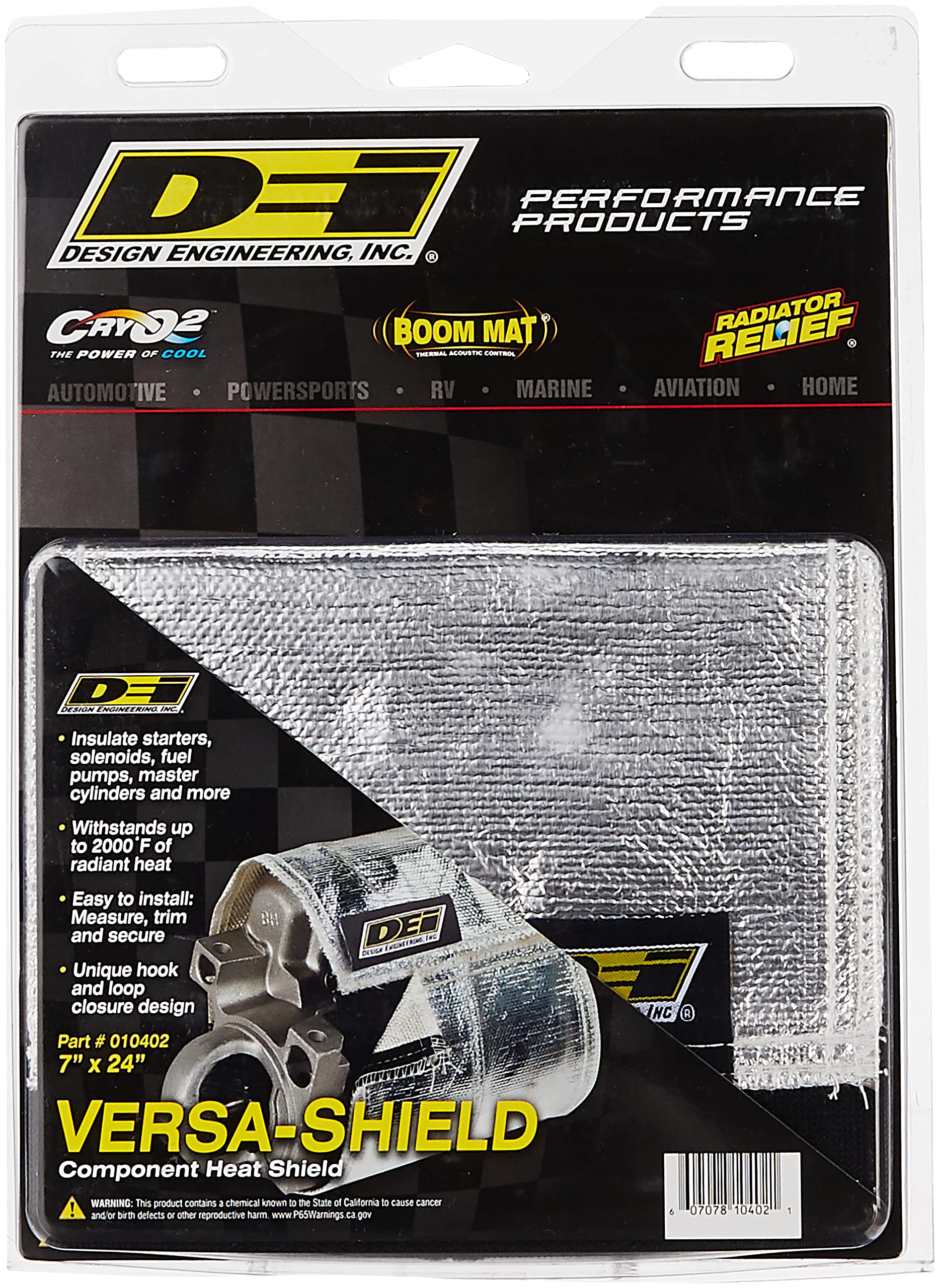 Design Engineering 010402 Versa-Shield 7' X 24' Starter Heat Shield Wrap