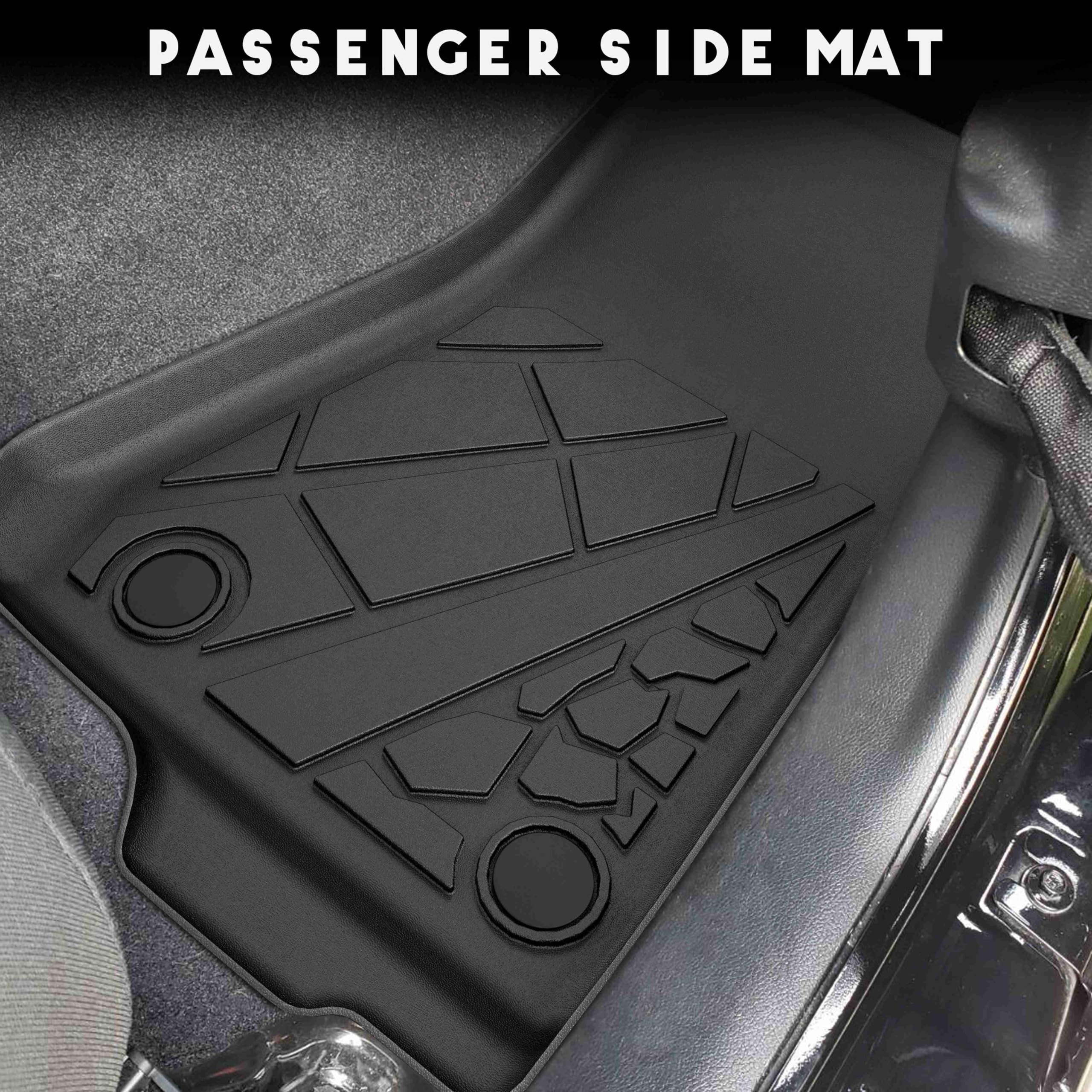 All Weather Floor Mats & Truck Bed Mat Fit For 2020-2025 Jeep Gladiator Jt, Tpe Rubber Protection Front & 2Nd Row Floor Liners &