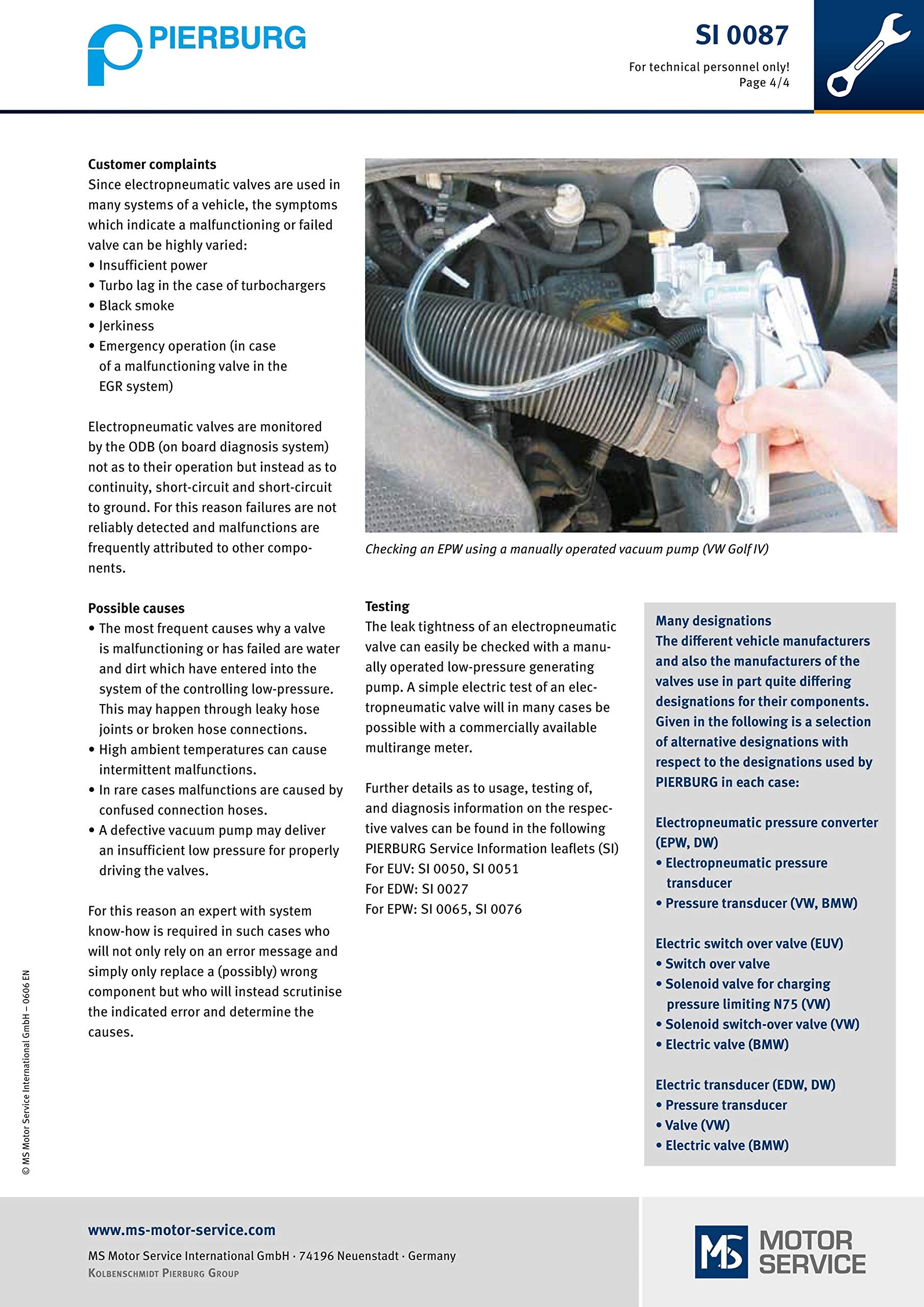 Pierburg Electric Valve Electrical 12 V 7.22355.01.0#Oem 0025401897 For Mercedes-Benz A 002 540 18 97