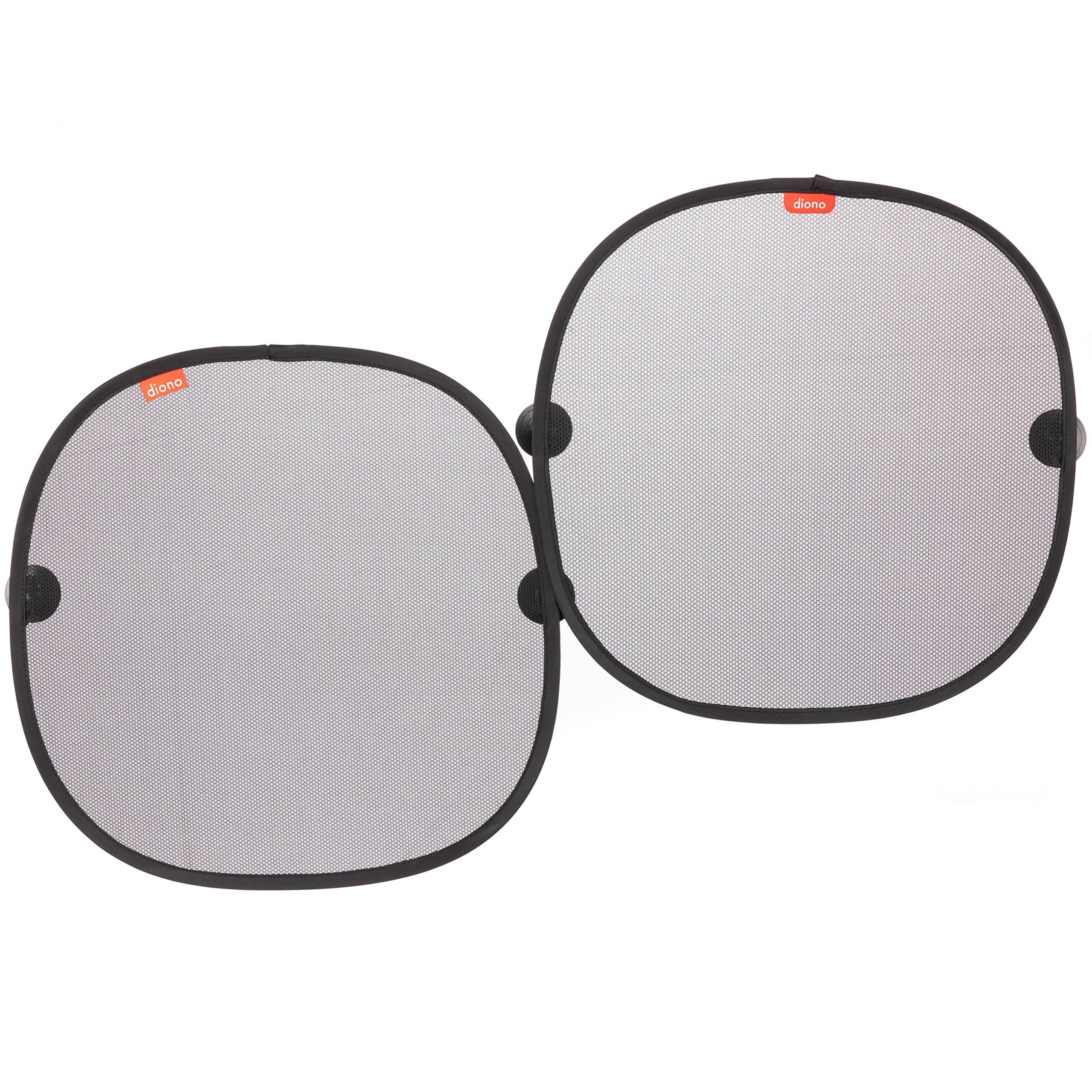 Diono Sun Stoppers Car Window Shades 2 Pack, Car Sun Shade For Side Window With Suction Cups, Blocks Sun Glare Uv Rays Perfect F