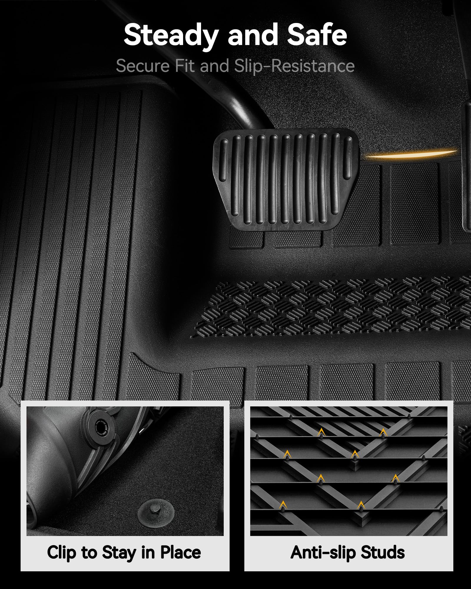 3W Cargo Liner Fit For Range Rover Sport 2023-2024 2025,Tpe All Weather Custom Fit Trunk Mat For Range Rover Sport 2023 2024 202