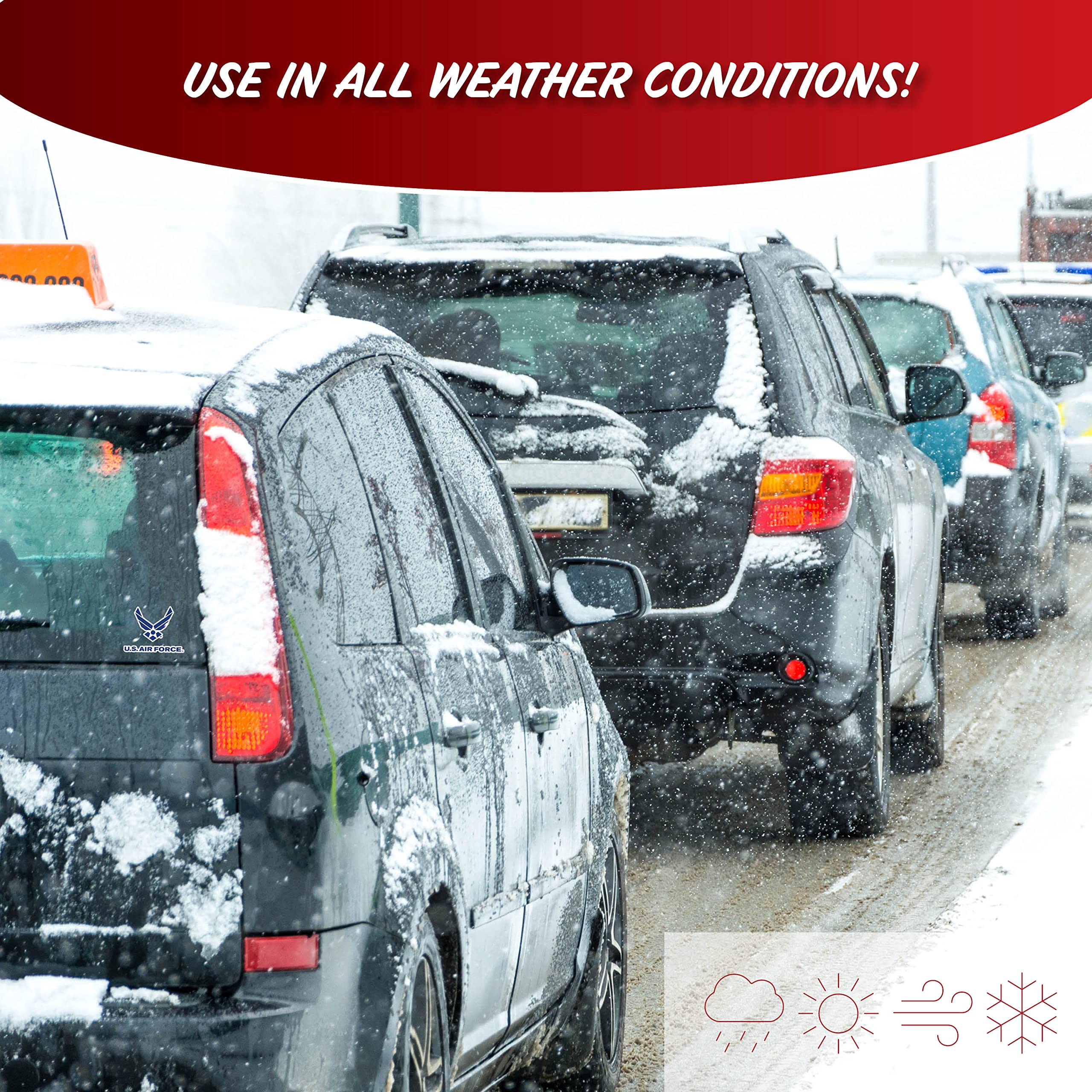 United States Air Force Decals - Officially Licensed Large 5.5'' Usaf Logo Truck Car Window Stickers Vinyl Military Sticker Deca