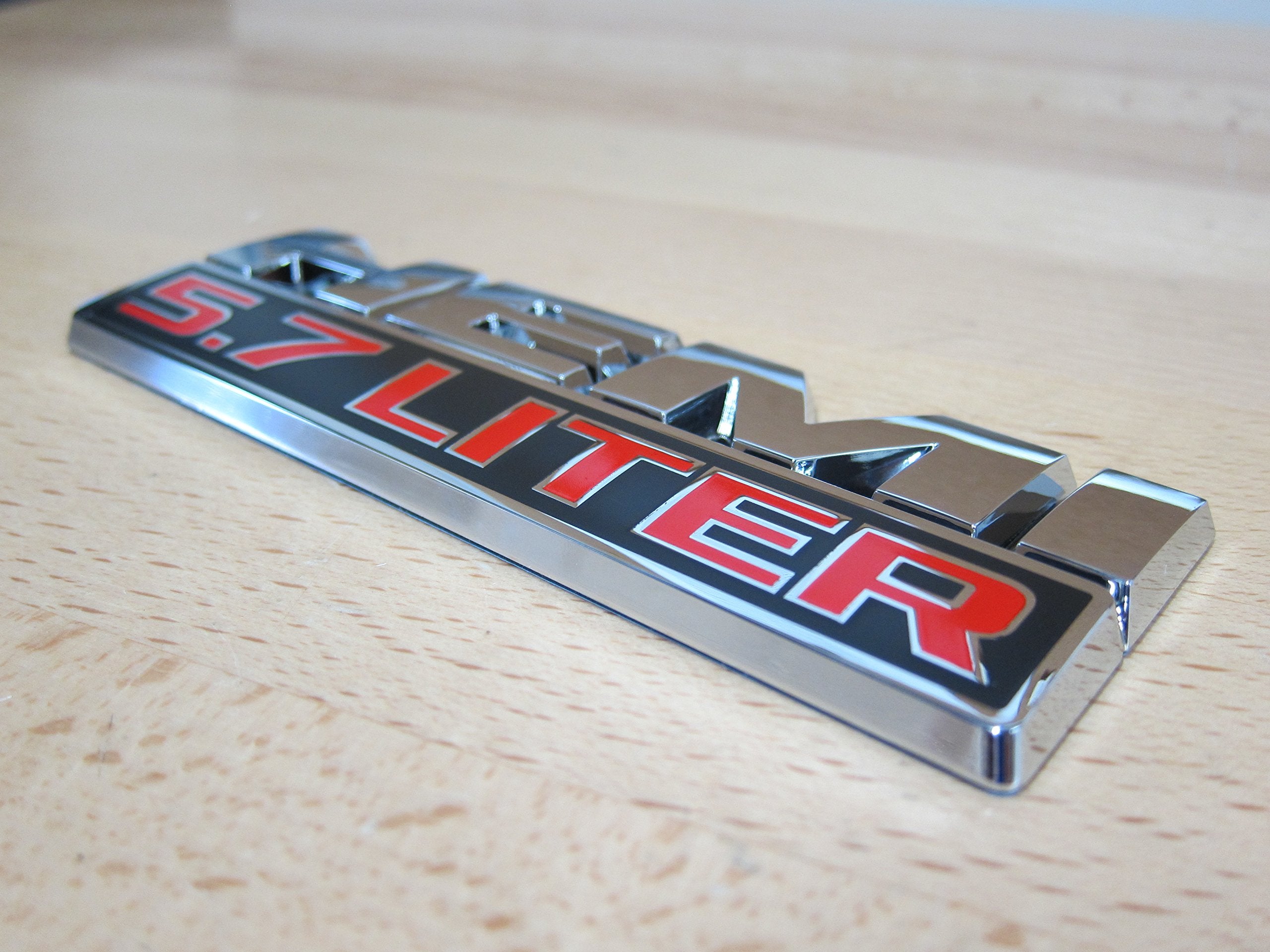 Dodge Ram Chrysler Jeep Hemi 5.7 Liter Emblem Nameplate Badge Logo Mopar Oem