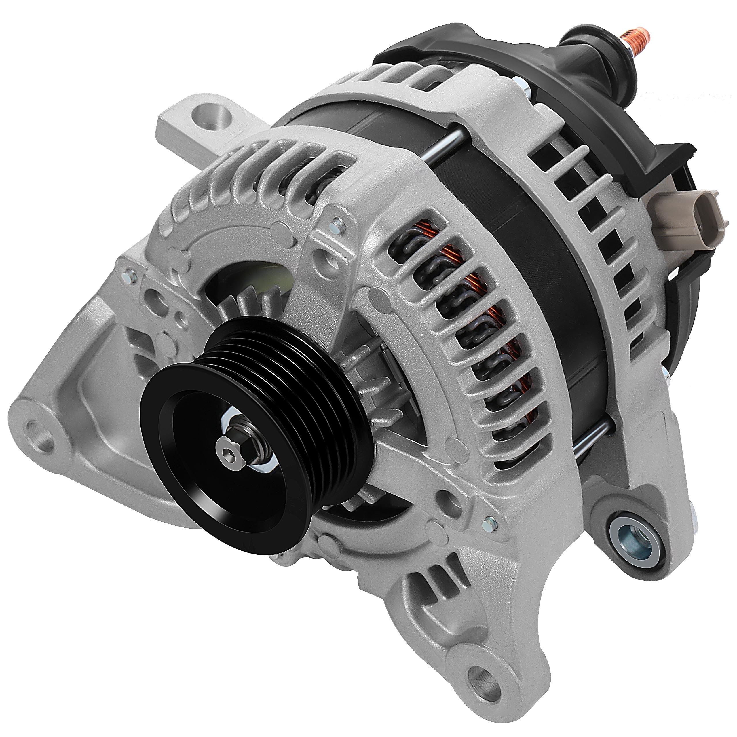 SCITOO Alternator Fits for Jeep for Commander 2006 V8 5.7L, Grand Cherokee 2005 2006 V8 5.7L, Grand Cherokee 2006 V8 6.1L - 12V 