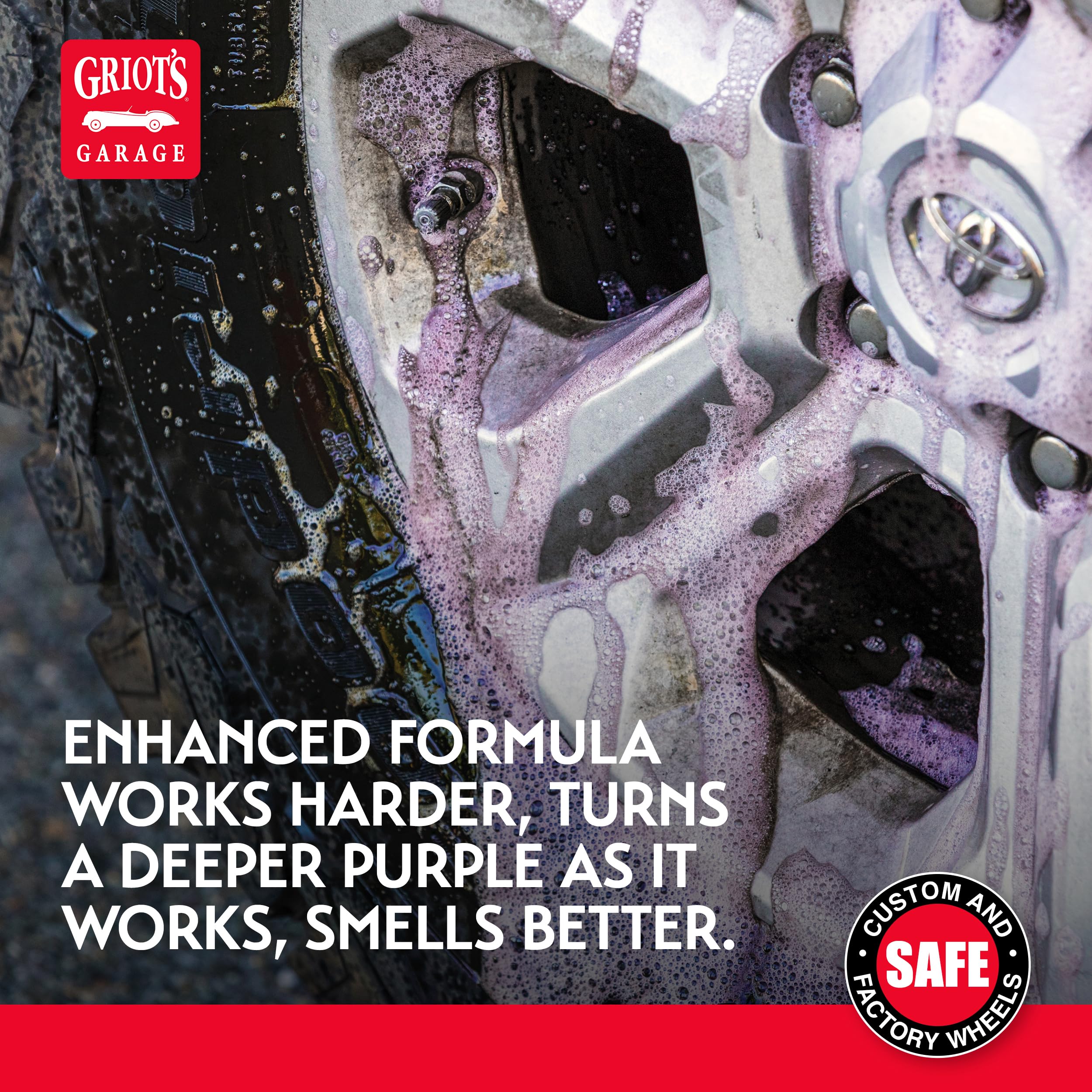 Griot'S Garage Heavy-Duty Wheel Cleaner For All Wheel Finishes, Breaks Down And Removes Stubborn Brake Dust And Grime, Ph Balanc