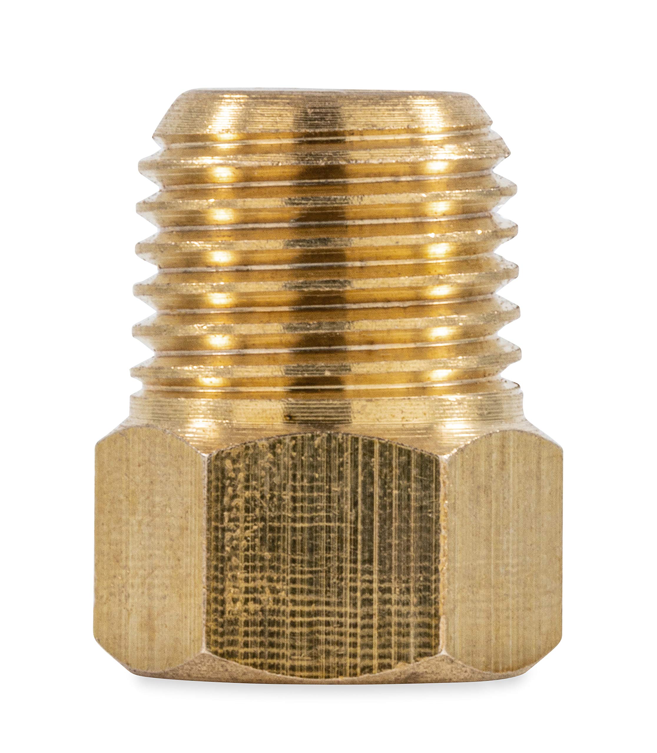 Camco 59954 1/4 Male Npt X 1/4 Female Propane Fitting Inverted Flare With Check Valve