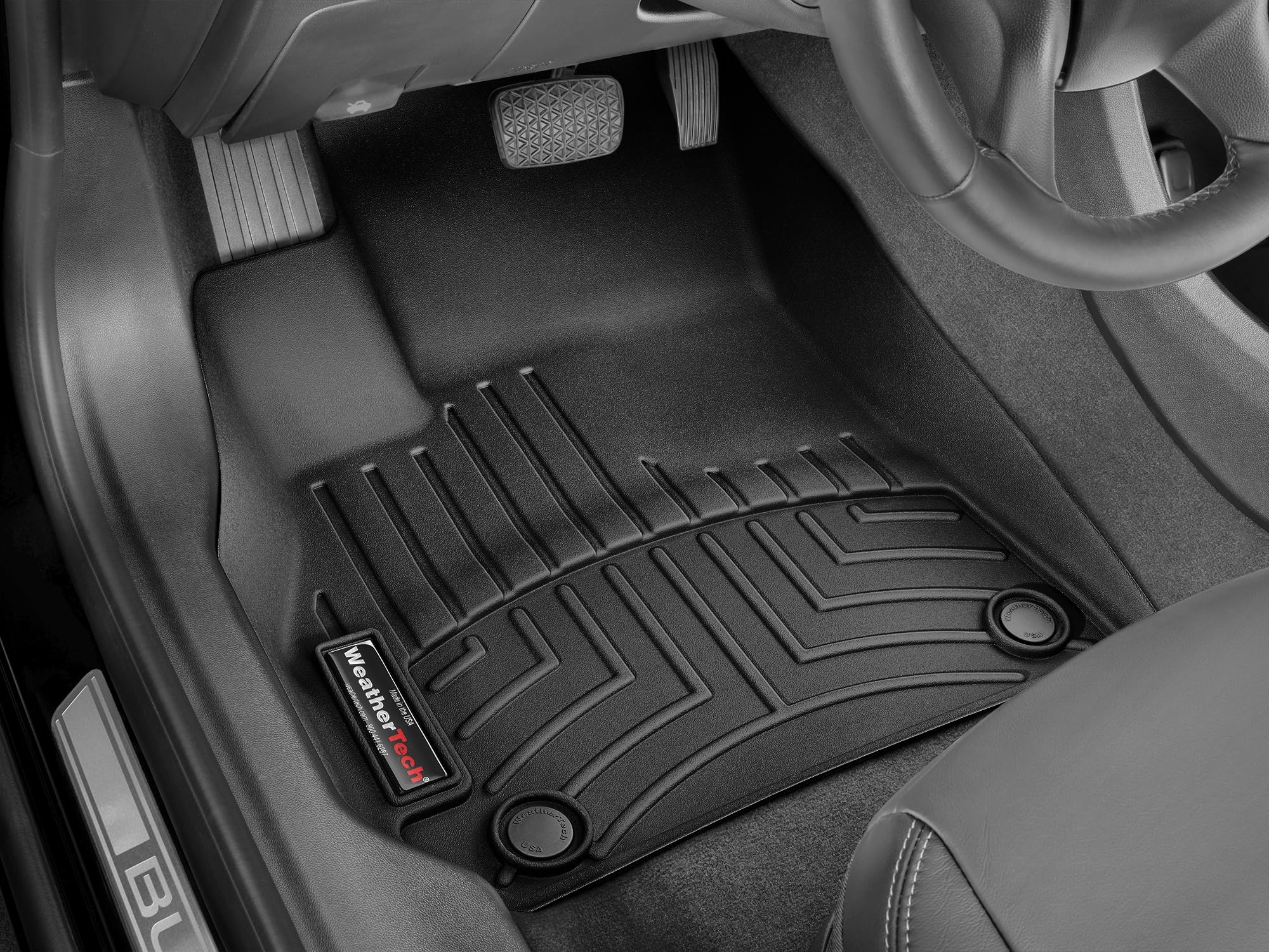 WeatherTech Custom Fit FloorLiners for Buick Lacrosse - 1st Row (4410381), Black