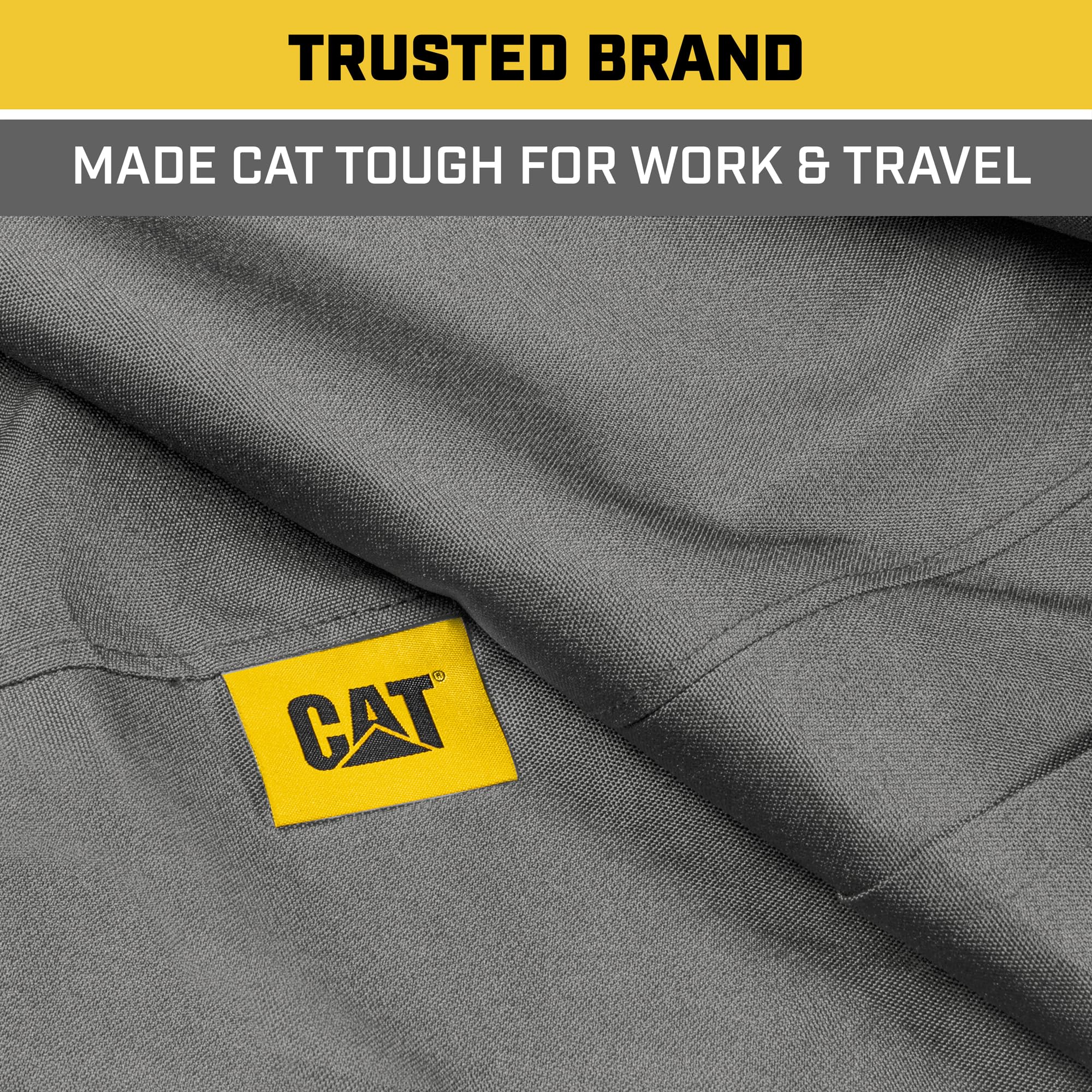 CAT Custom Fit Front Bench Seat Cover for Ford F250 / F350 / F450 / F550 (1999-2007) - Durable Oxford Gray Truck Seat Cover with