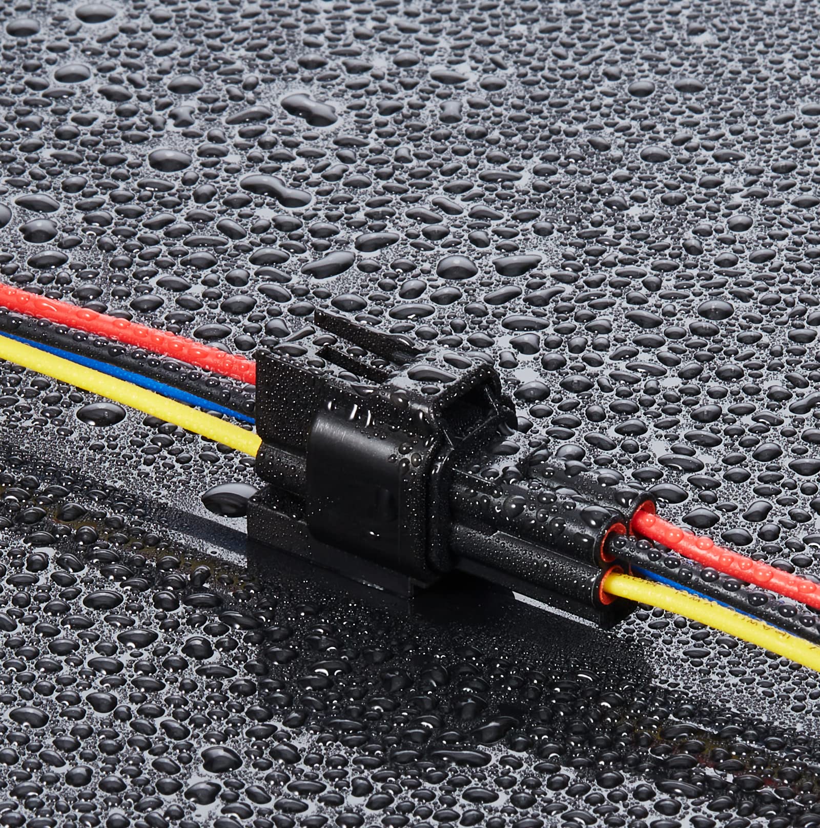 Zhofonet 4 Pin Waterproof Connector,Waterproof Electrical Car Auto Wire Connector,16Awg Male Female Quick Disconnect Wire Connectors For Car Truck Motorcycle Marine Boat(5Pack)