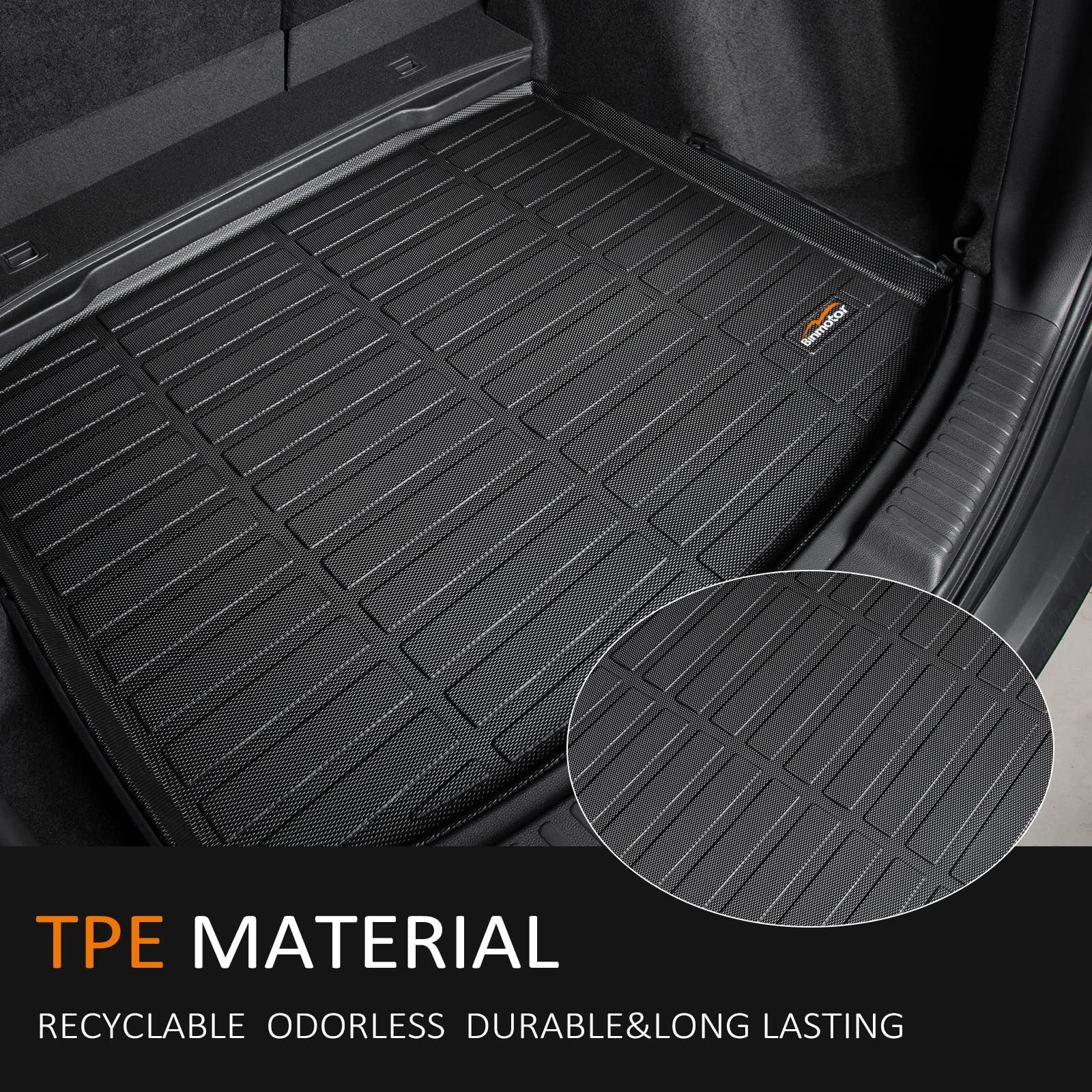 Binmotor-All Weather Floor Mats & Cargo Liner For 2024-2017.5 Nissan Murano Platinum  S  Sl  Sv  Midnight Edition