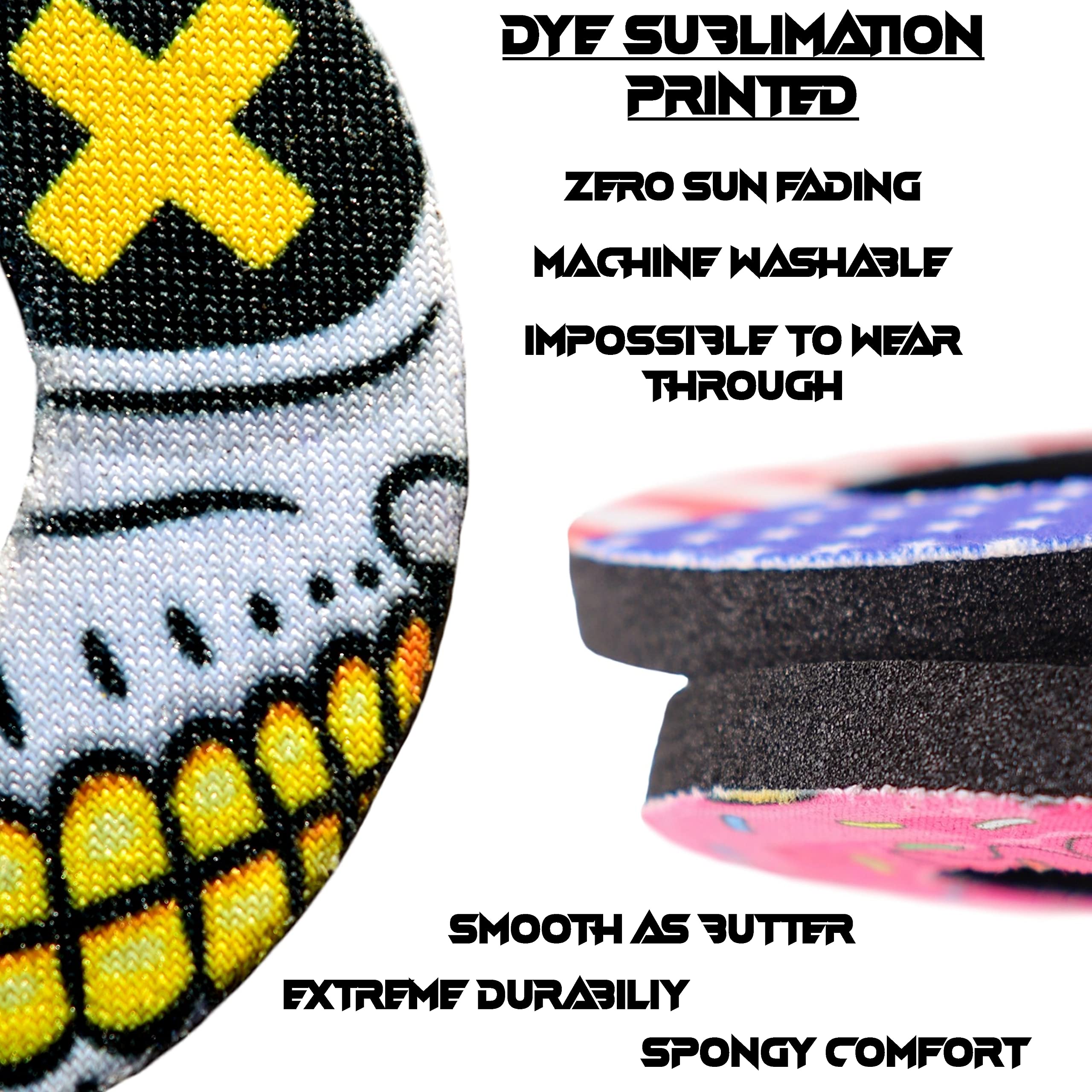 GripDonuts.com MX Grip Donuts for Dirt Bike Motorcycle BMX - Turtle vs Hare