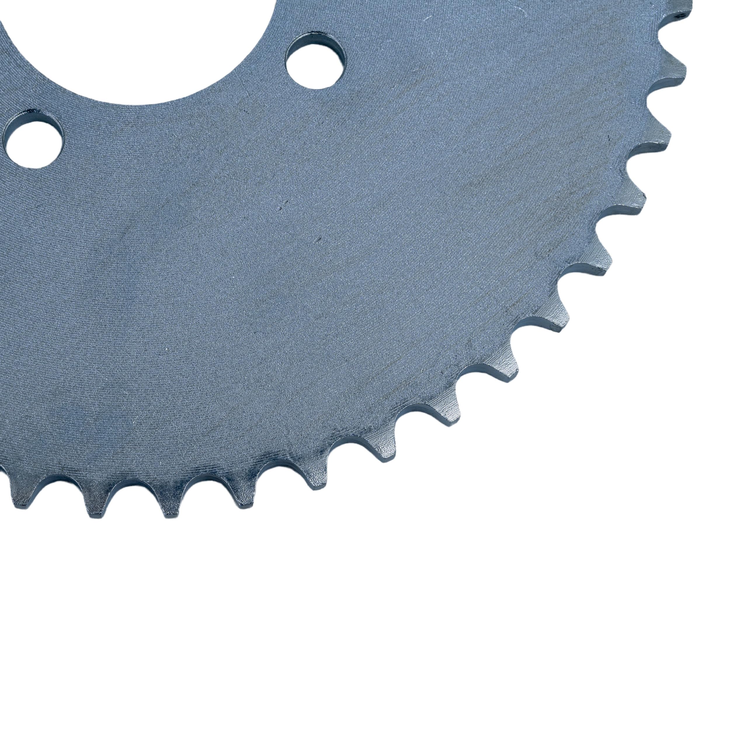 Alveytech Rear Wheel #40/41/420 Chain 48 Tooth Sprocket For Go-Karts - Replacement Mini Bike Accessories, Durable Metal, Gas Engine Power 4-Wheeler Parts, Pit Mod Dirt Bikes Quad, Diy Mount Install