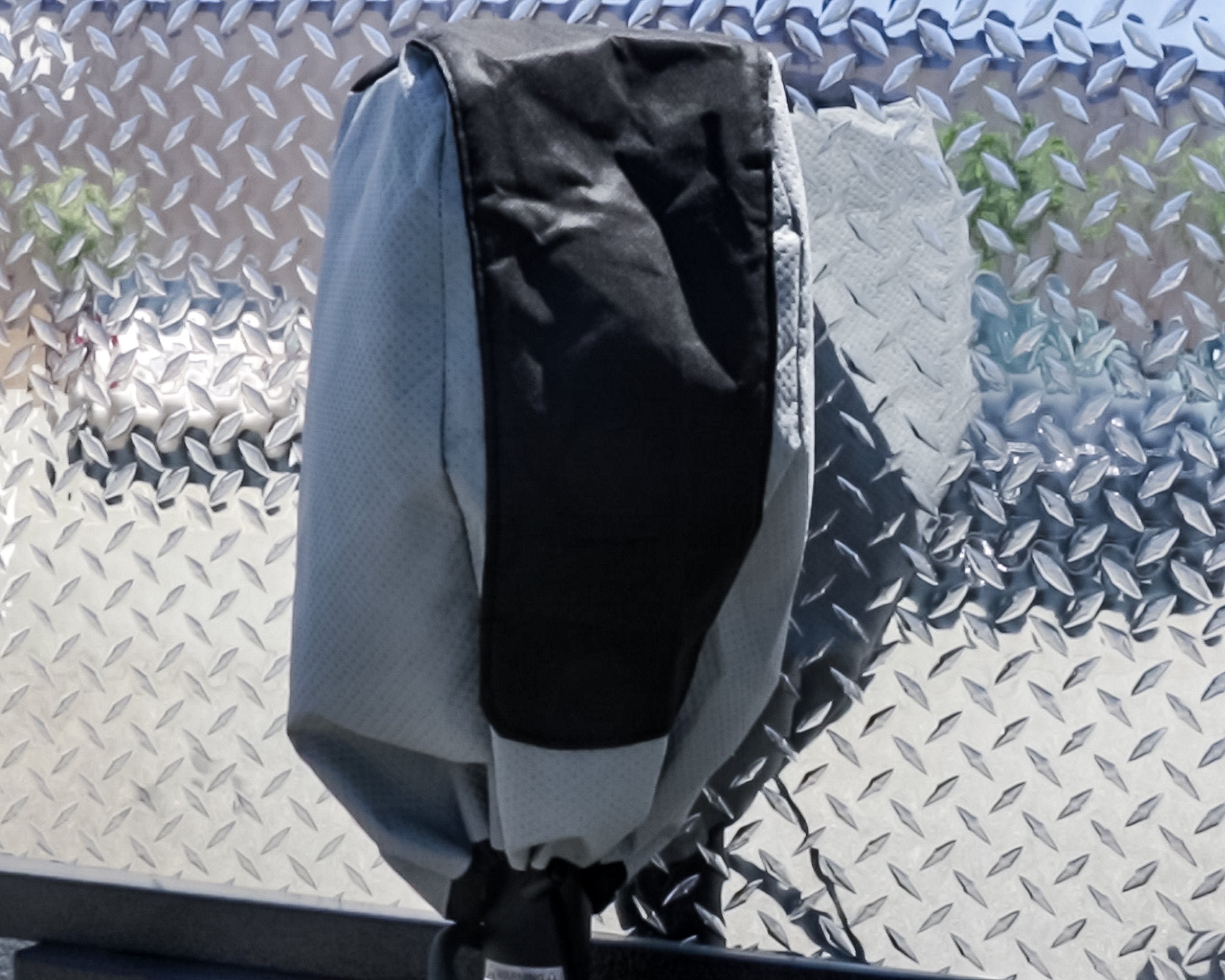 Camco Eaz-Lift Electric Tongue Jack Head Cover | Features 3 Layers Of Water-Resilient Breathable Material & Adjustable Drawstrin