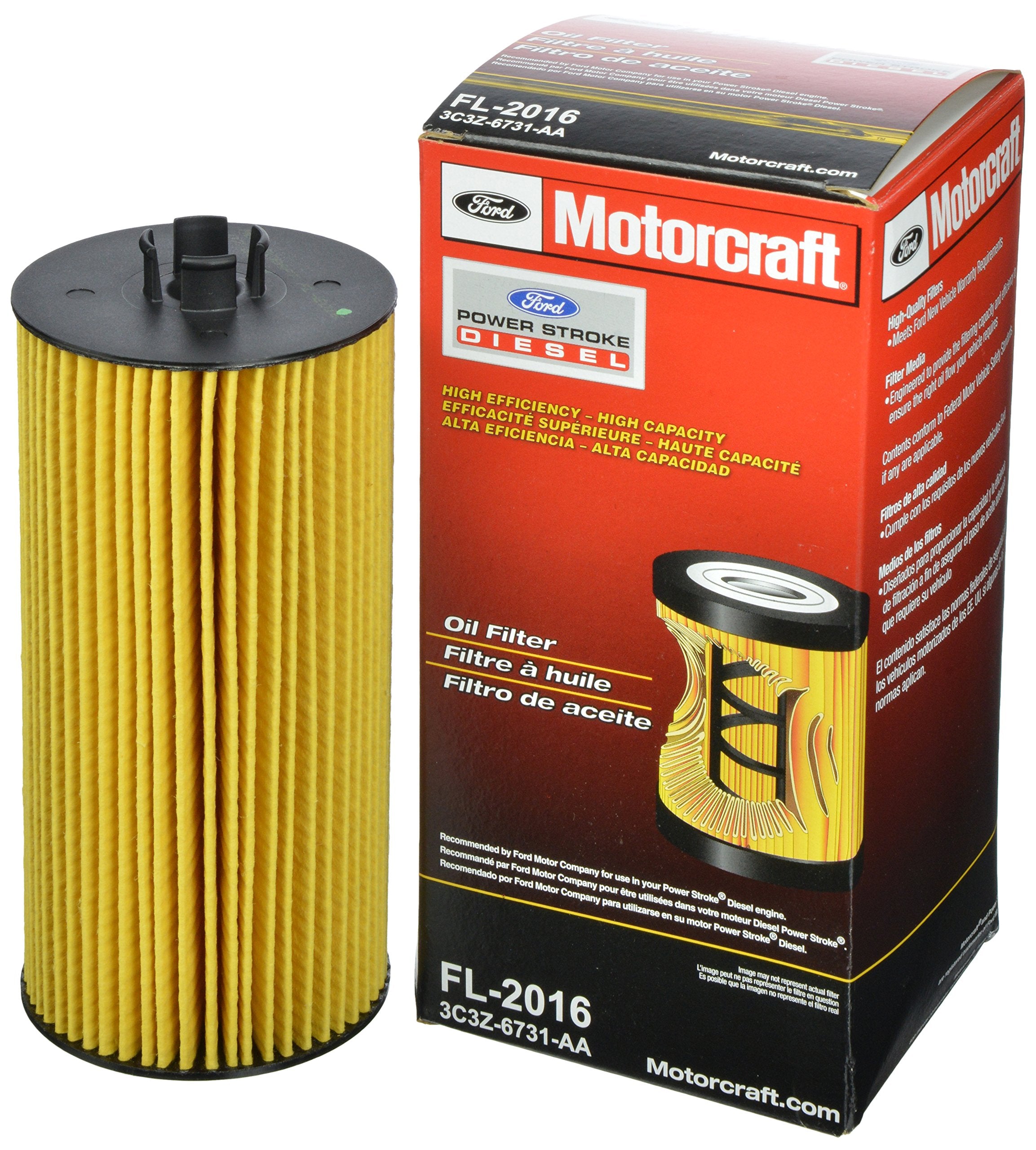 Motorcraft Fl2016 Oil Filter