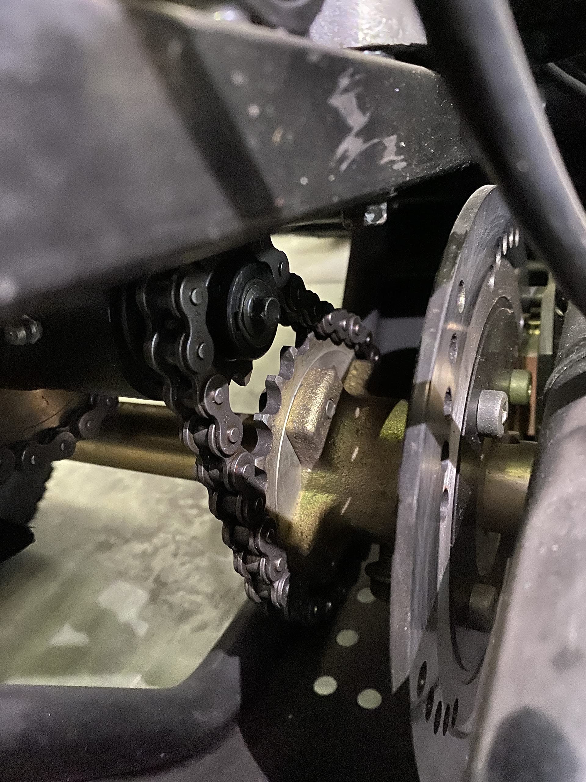 Qymoto Kt196 Drive Chain Go Kart 420 Chain 32 Link For Coleman 196Cc Go Kart Jackshaft Drive Chain