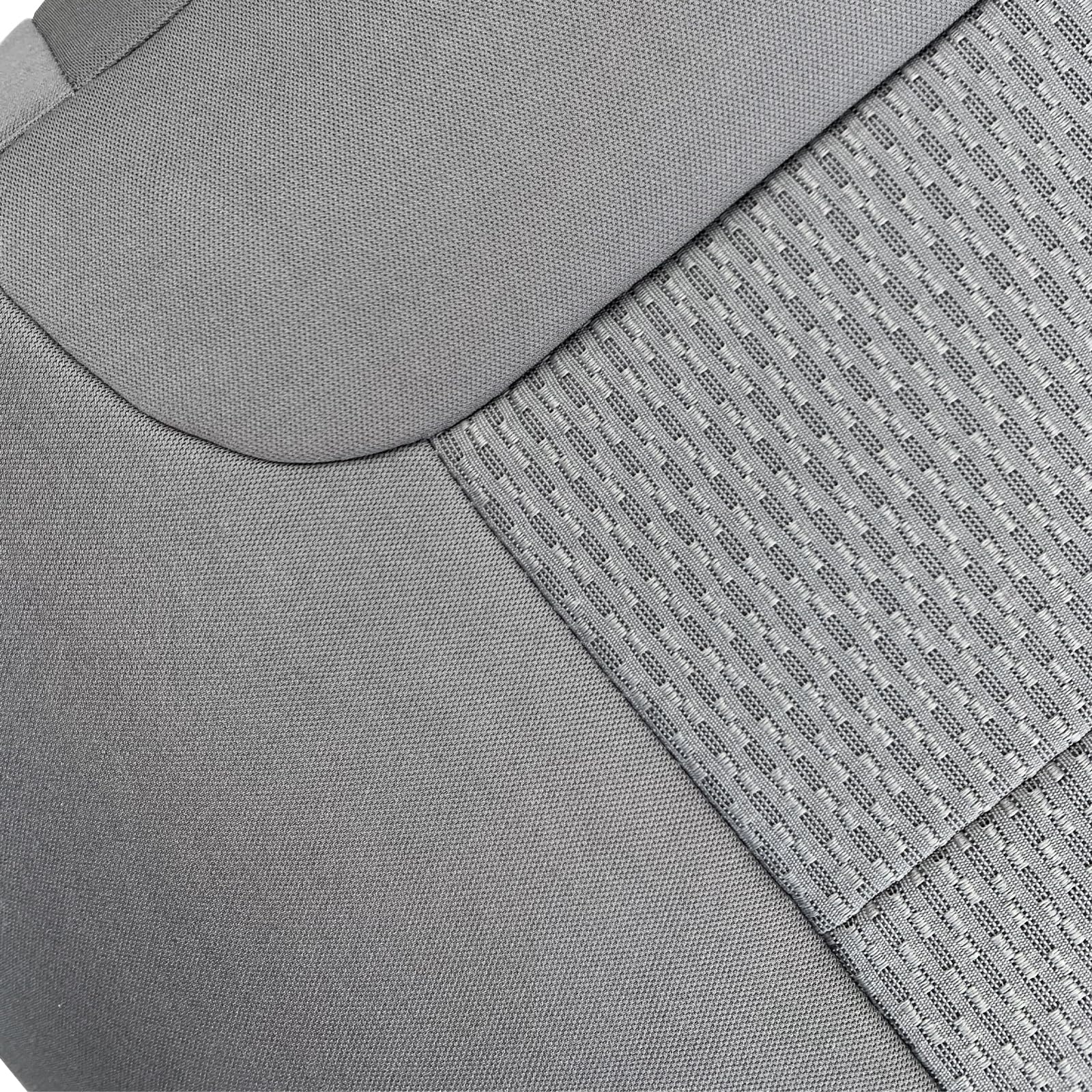 CARBBIA Driver Side Bottom Seat Cover Compatible with Ford F150 2011-2014 Replacement Cloth Front Left, Gray