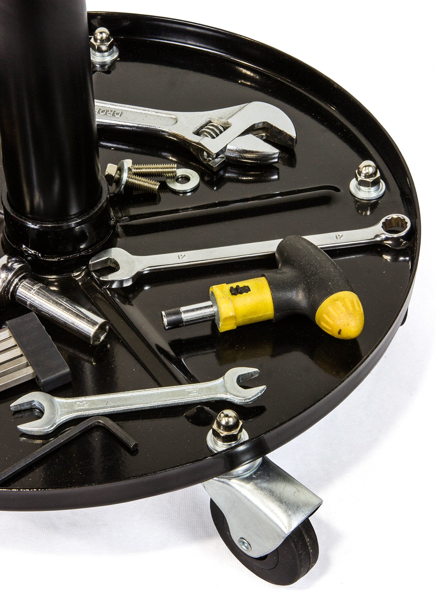 Wen 73012 300-Pound Capacity Pneumatic Rolling Mechanic Stool Seat