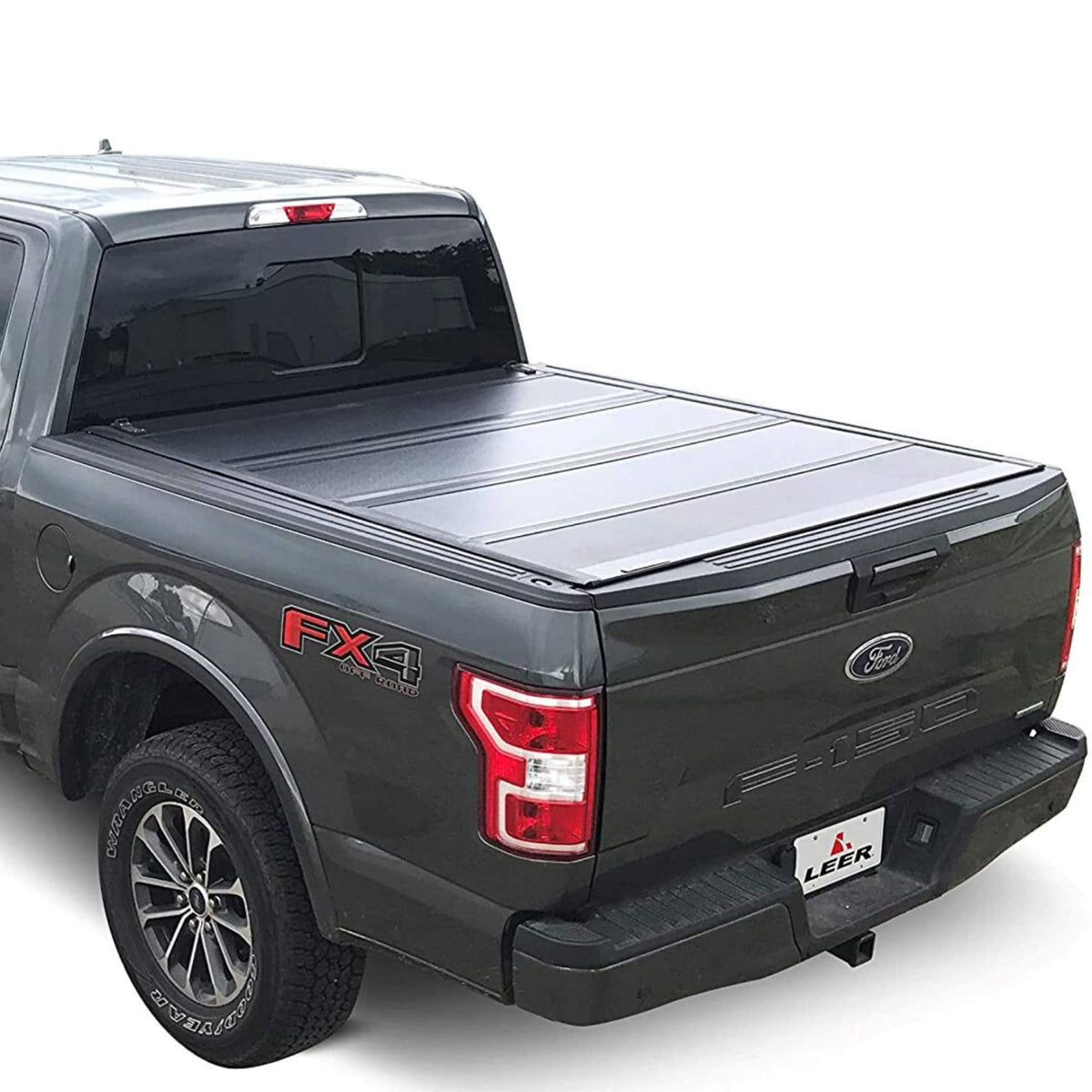 Leer Hf650M Quad-Folding Truck Bed Tonneau Cover, Fits Dodge Ram 1500, 2500, 2500Hd, And Ram Classic, Without 60/40 Tailgate, Years 2009-2018 And 2019, 5'7 Truck Bed, Black