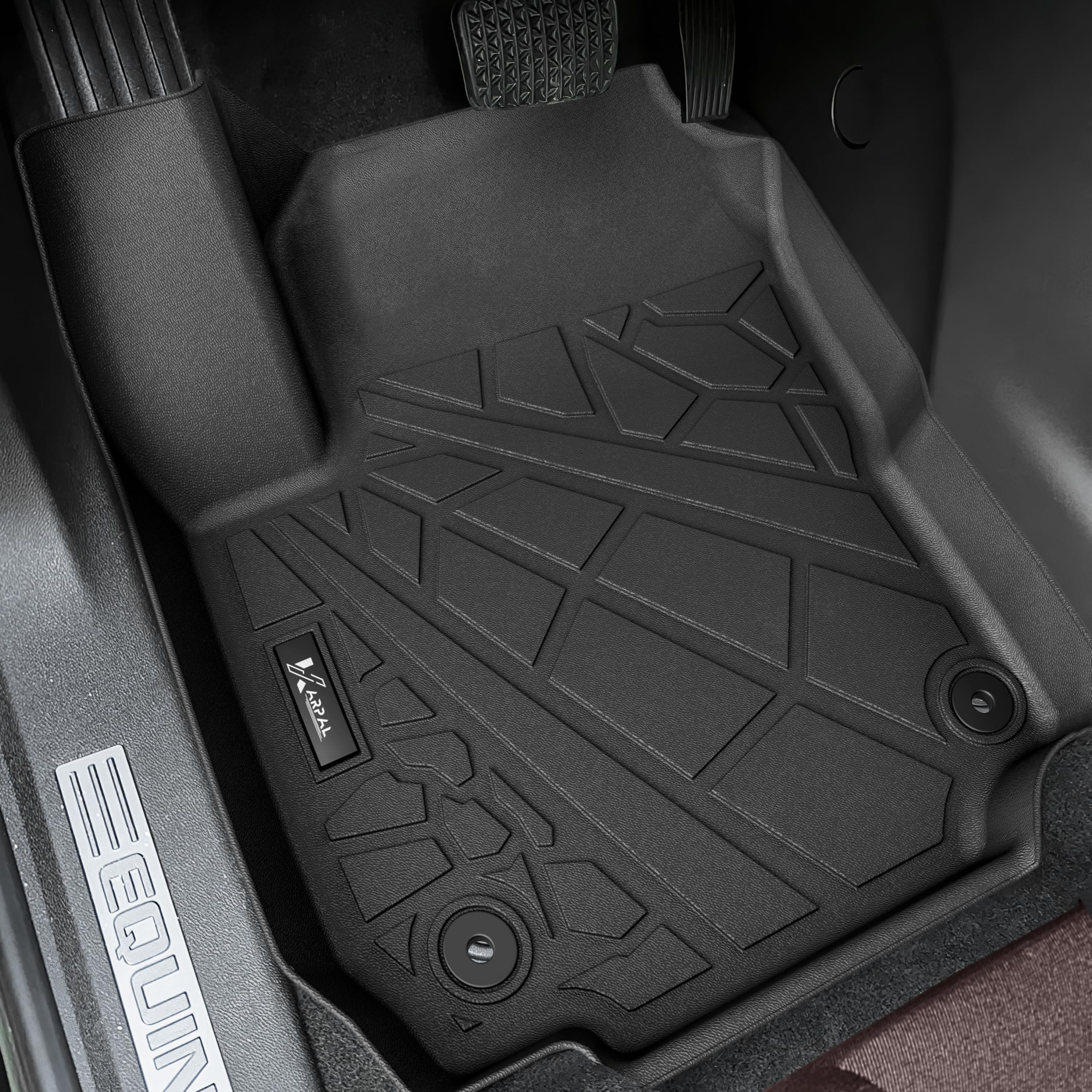 Karpal Floor Mats Fit For 2018-2024 Gmc Terrain/Chevy Equinox (Not For Ev) Custom Fit Tpe All Weather Car Accessories 1St&2Nd&Tr