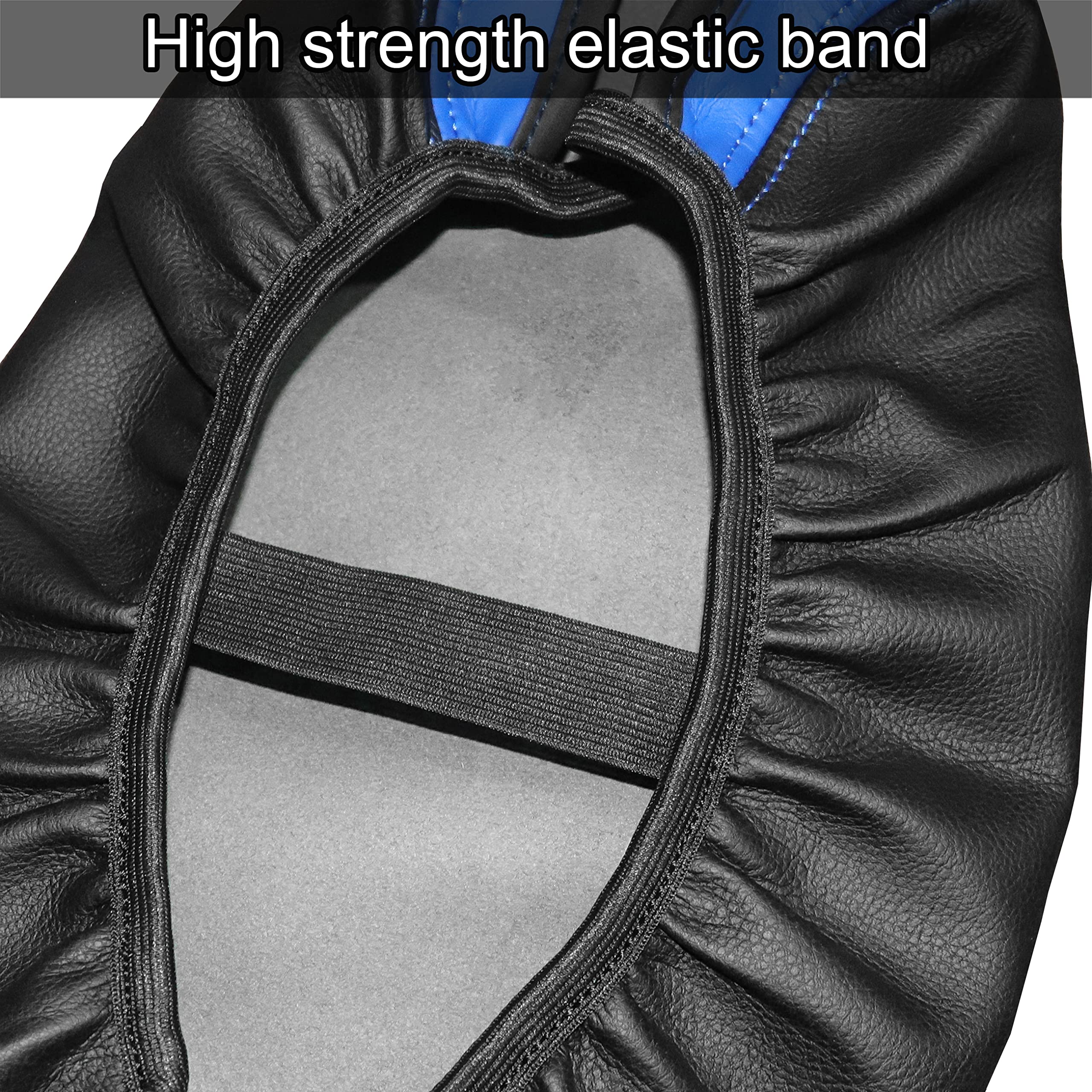 YOSRTER Center Console Armrest Cover for Dodge Durango 2011-2020, Anti-Scratch Leather, Dark Blue Trim, Model J000201001