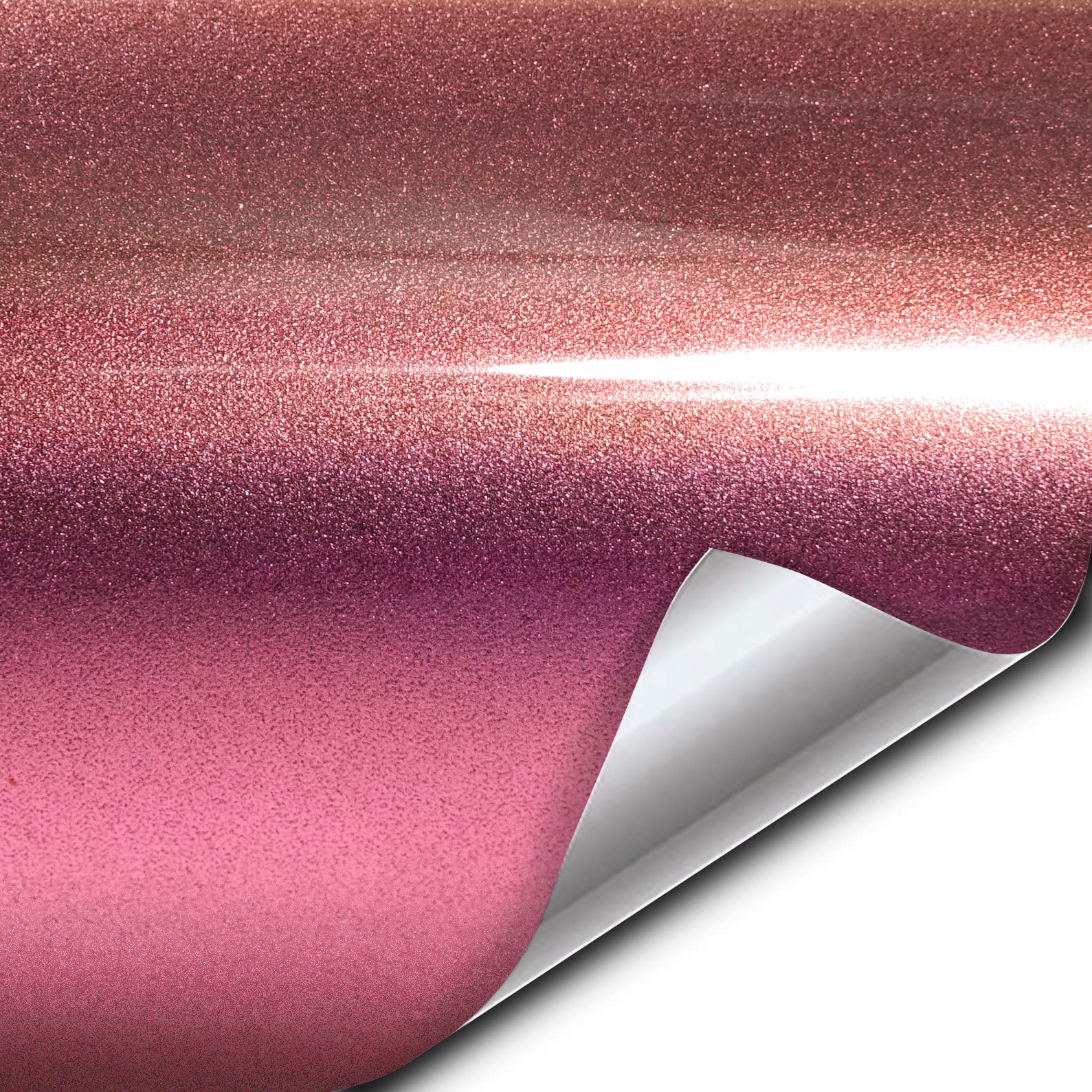 VVIVID XPO Gloss Liquid Metal Pink Vinyl Car Wrap Film (25ft x 5ft)