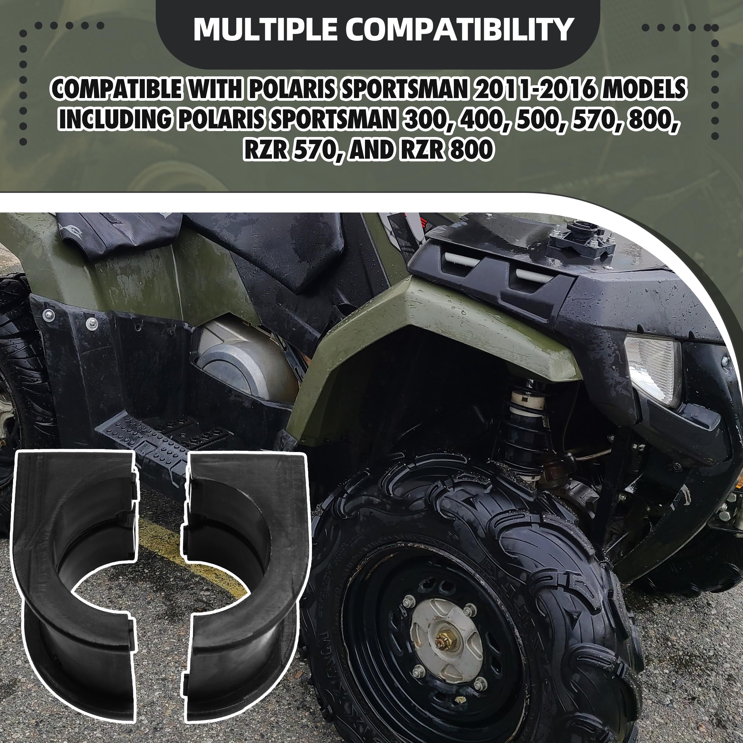 Tongass Aftermarket Replacement Parts For Polaris Sportsman Upper Steering Stem Bushing For Polaris Sportsman 300, 400, 500, 600, 700, 800 - Part Numbers 5437423 5433866 5438903 5439731