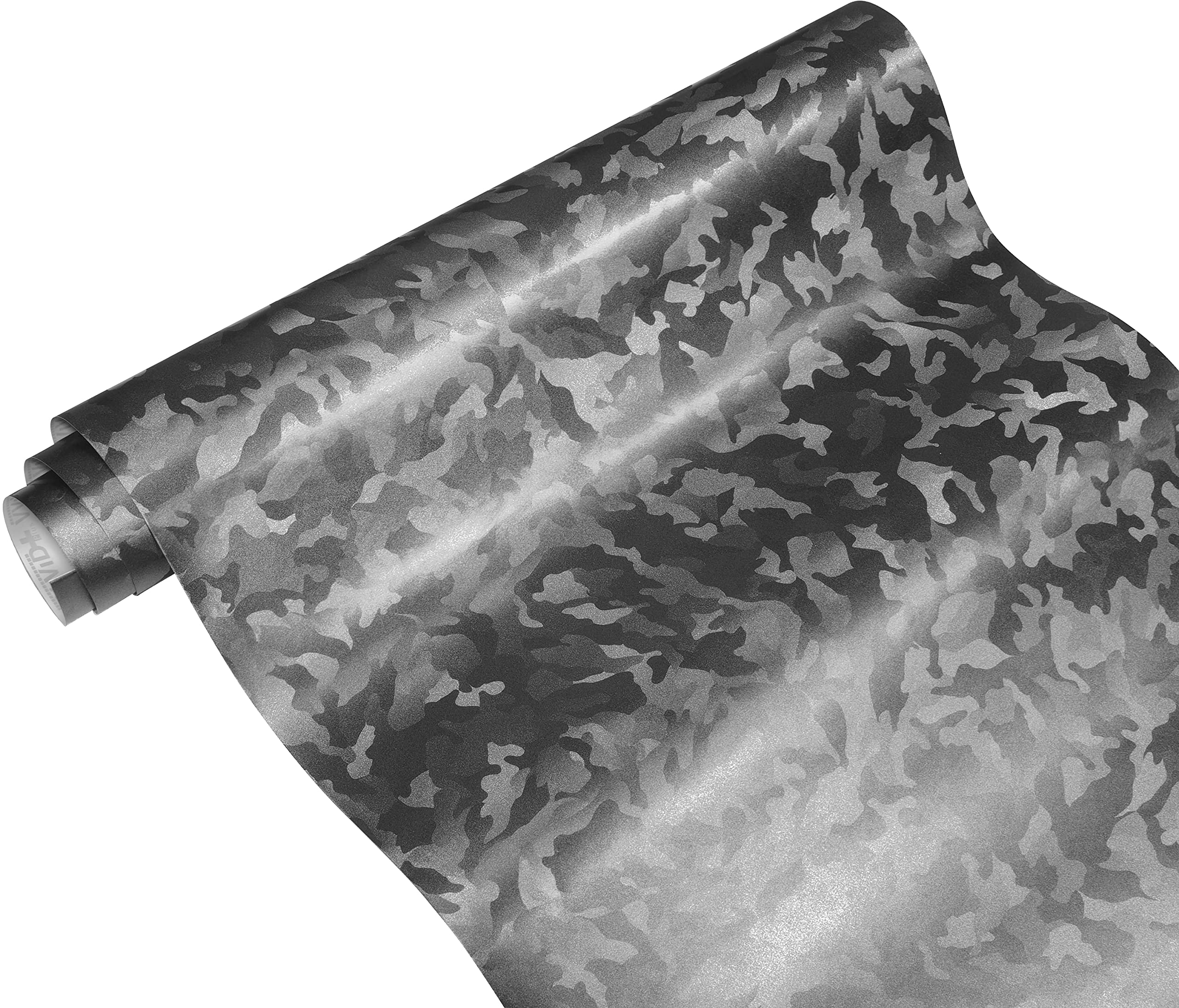 Vvivid+ Stealth Medium Pattern Camouflage Vinyl Wrap Roll (100Ft X 5Ft, Ghost Metal)