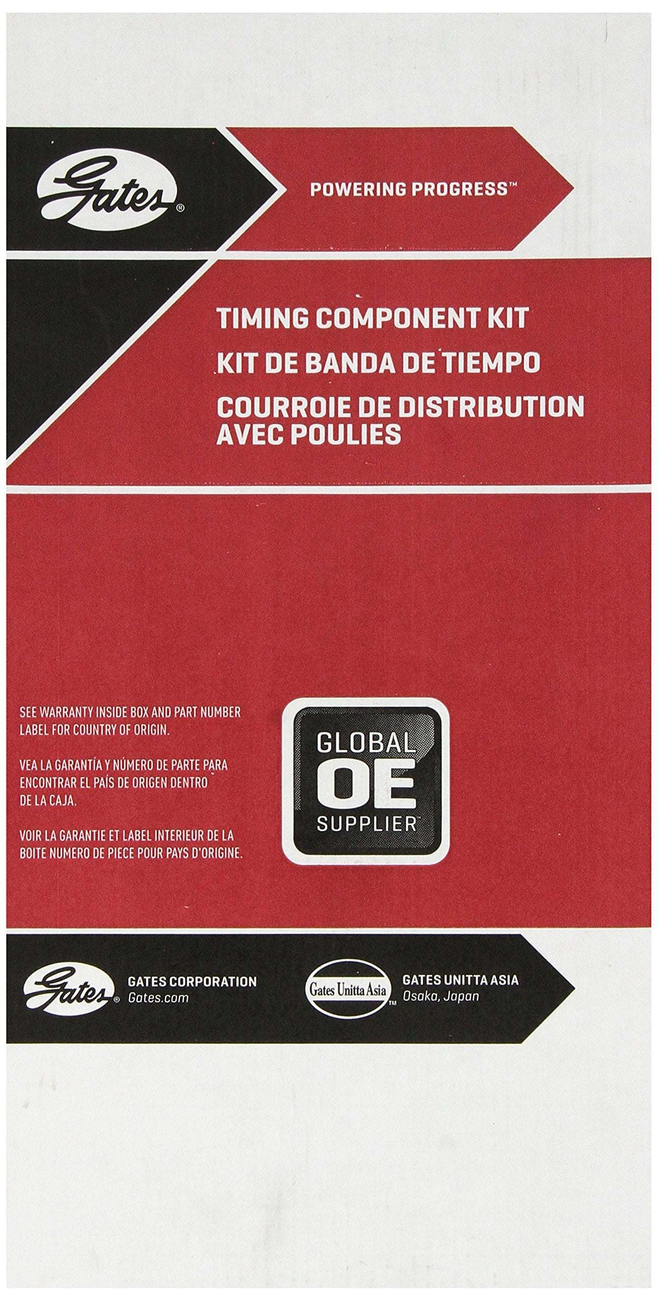 Gates Tck312 Powergrip Premium Timing Belt Component Kit