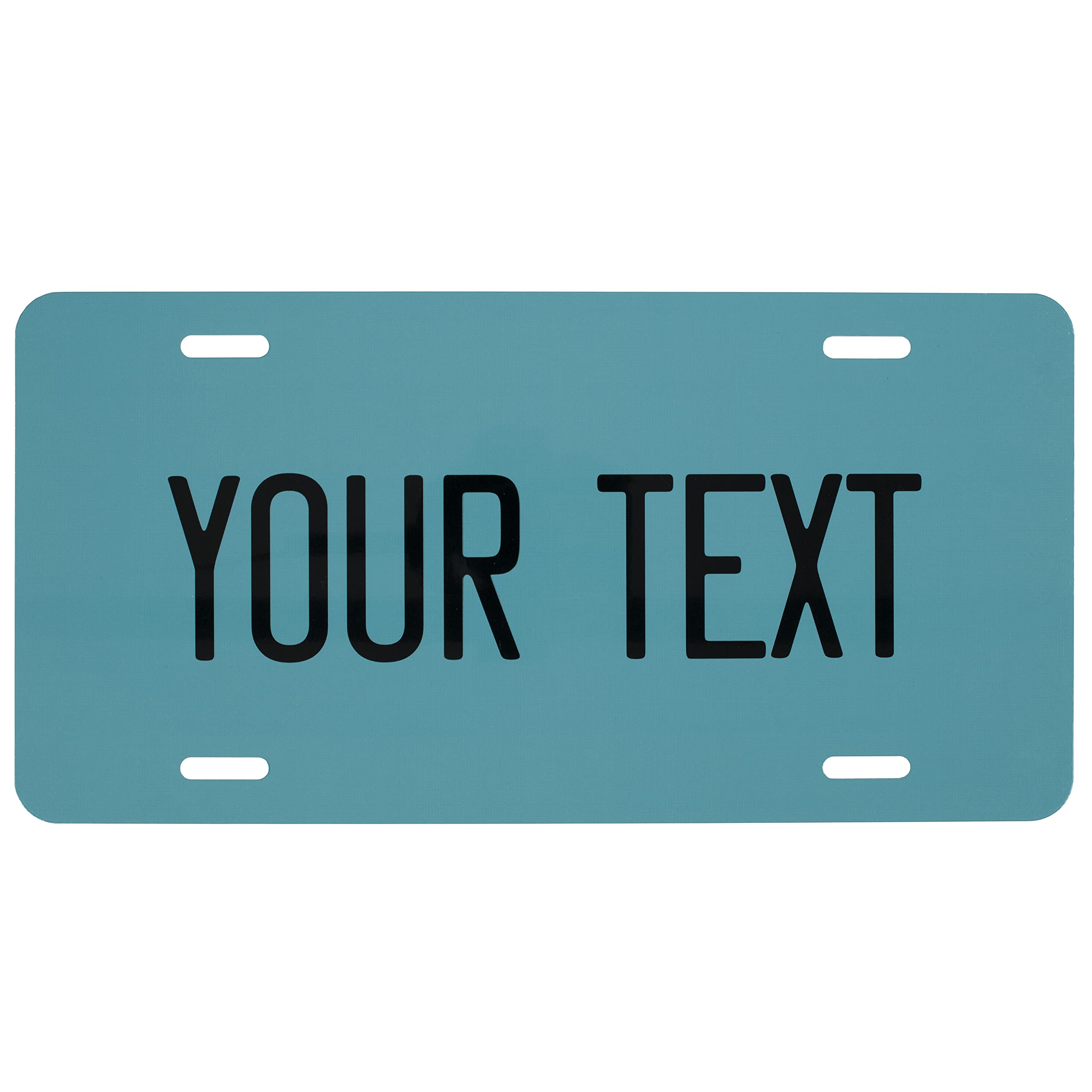 Custom License Plate For Front Of Car - Personalized Car Tags - 6” X 12” Universal Fit (Ocean)