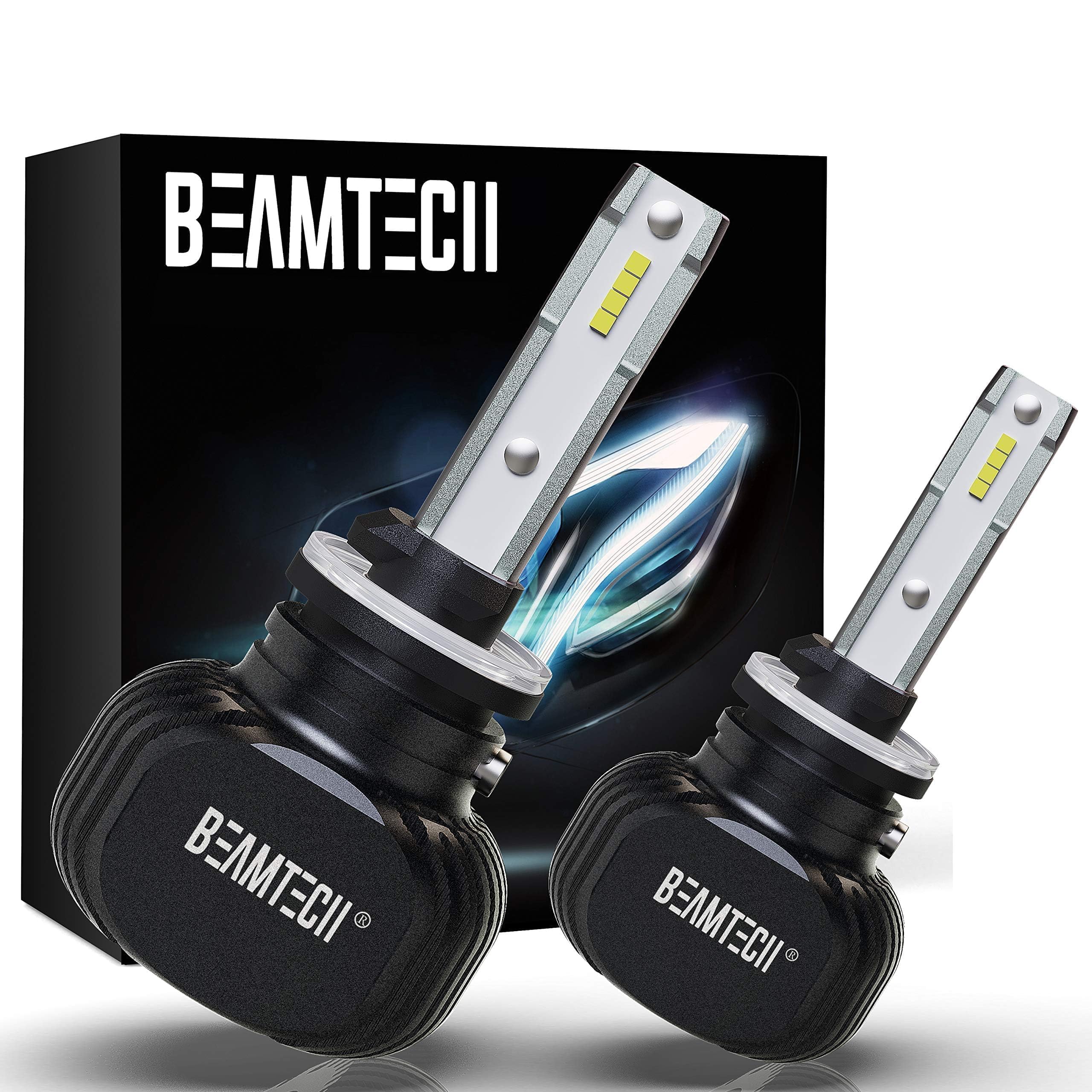 Beamtech 880 Bulbs, S1 Series 899 885 893 Fanless 300% Brighter Fog Light