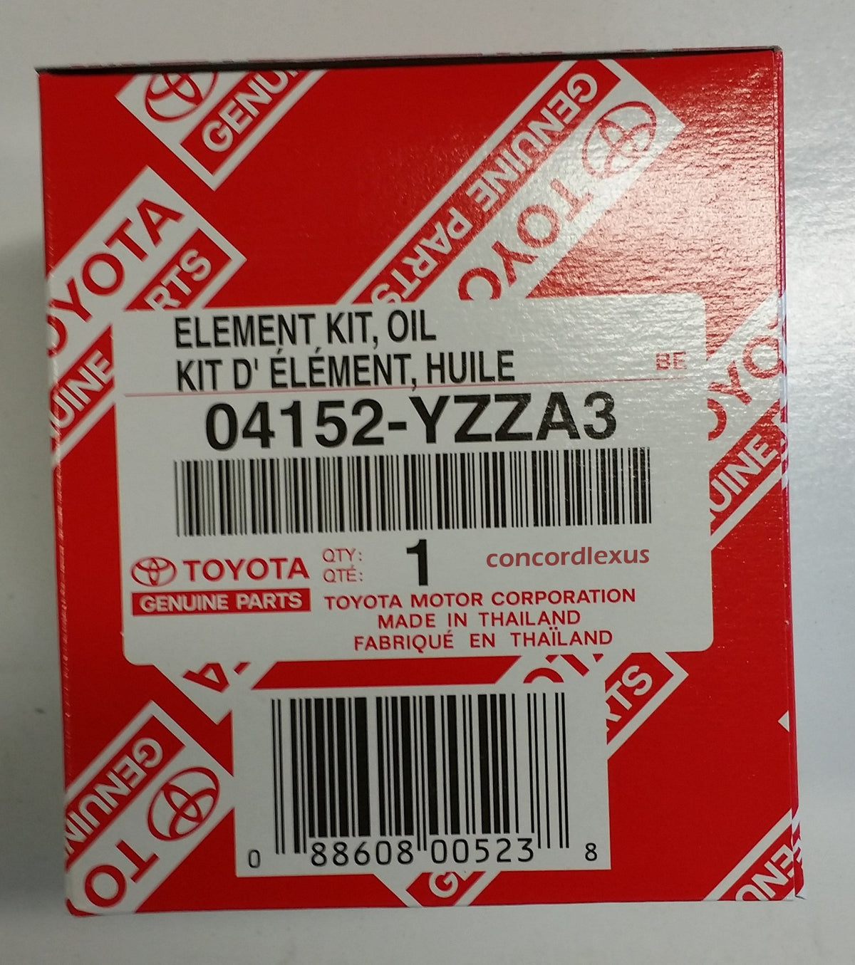 Lexus 04152-YZZA3, Engine Oil Filter