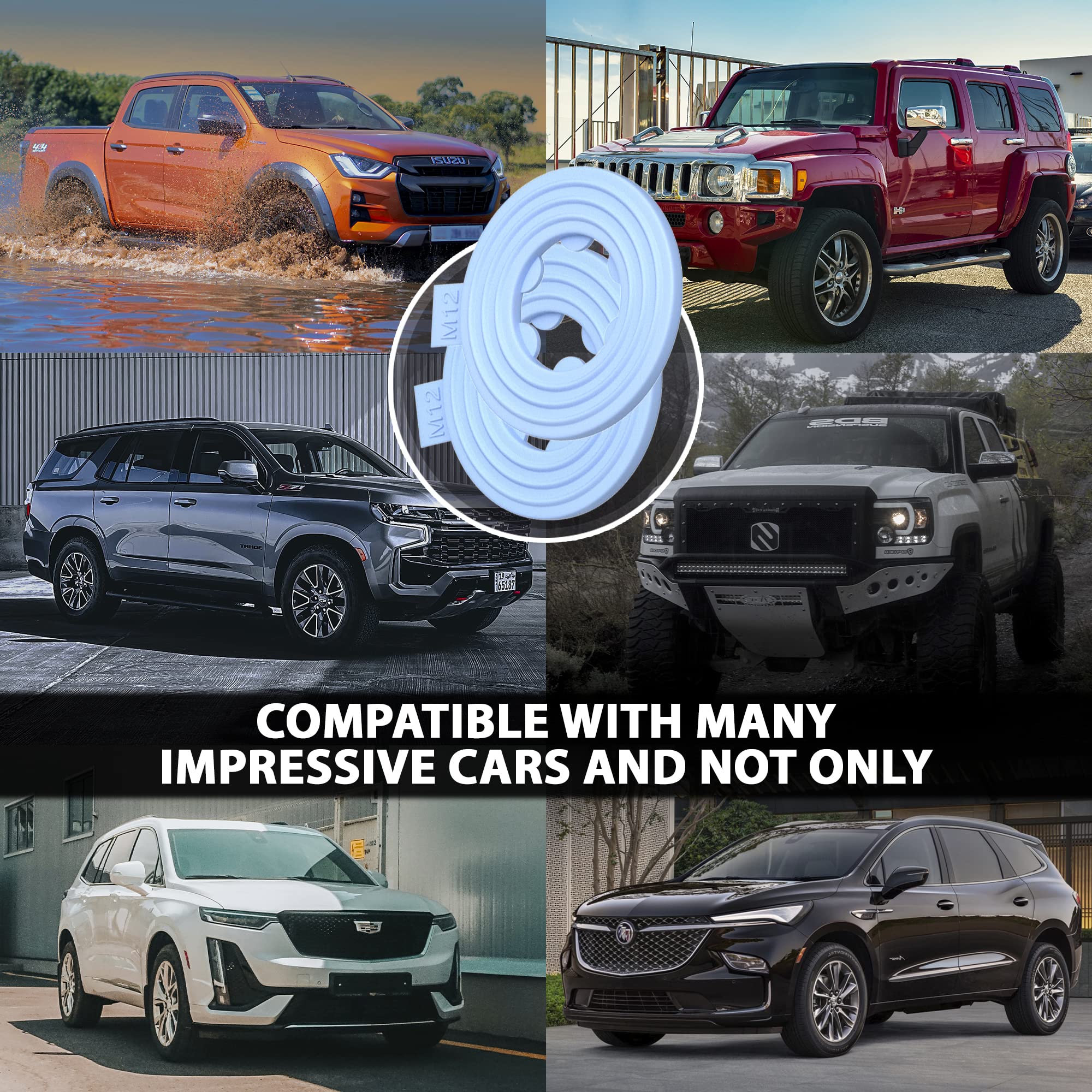 15Pcs Oil Drain Plug Crush Rubber Washer Gasket Seal - 12Mm Replacement For Buick/Cadillac/Chevrolet/Gmc/Hummer/Oldsmobile/Ponti