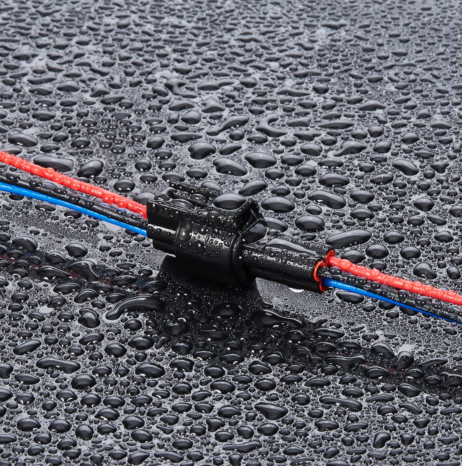 Zhofonet 3 Pin Waterproof Connectors,16Awg Waterproof Electrical Car Auto Wire Connector,Male Female Quick Disconnect Wire Conne