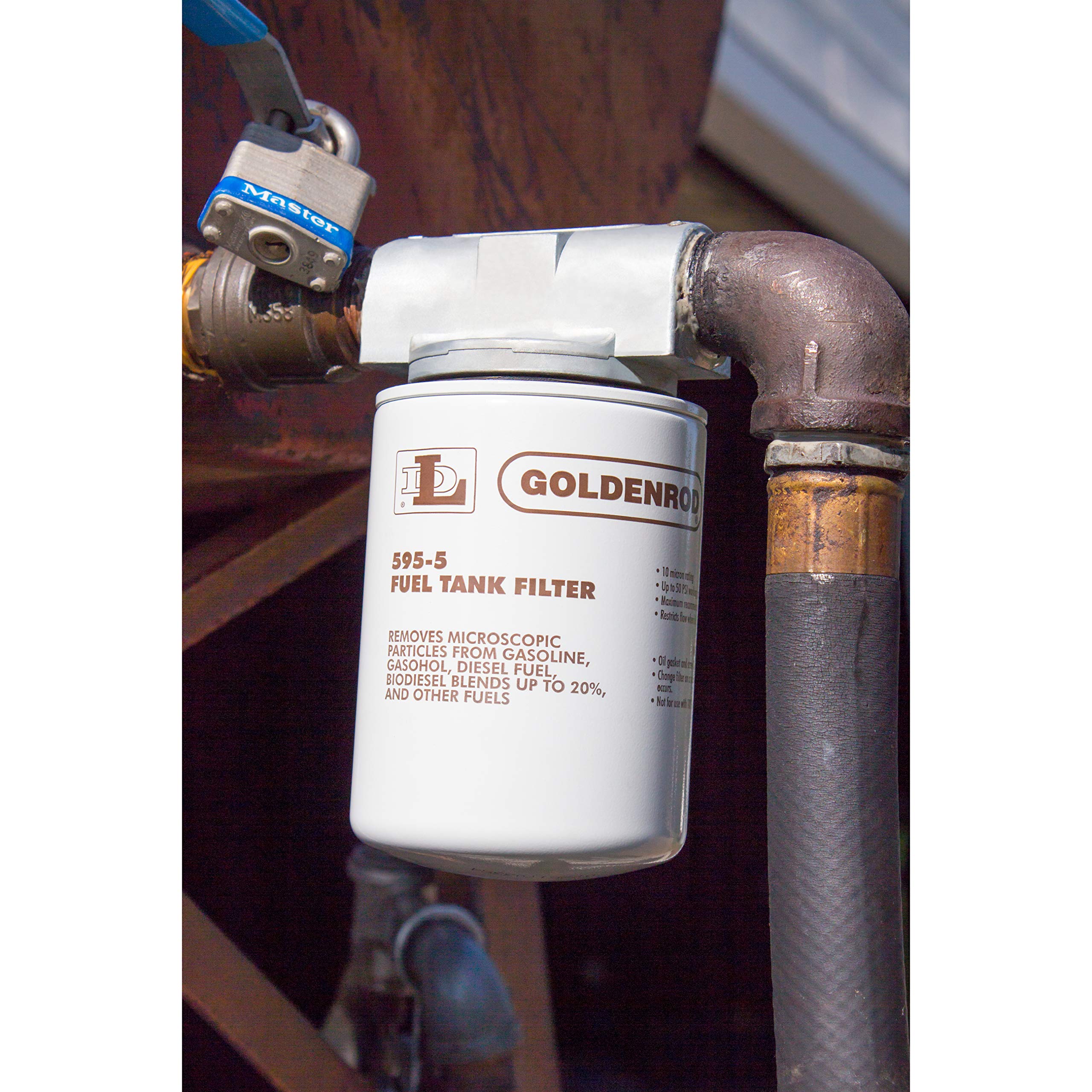 Goldenrod 595 Fuel Filter, Spin-On - Part Number 56606