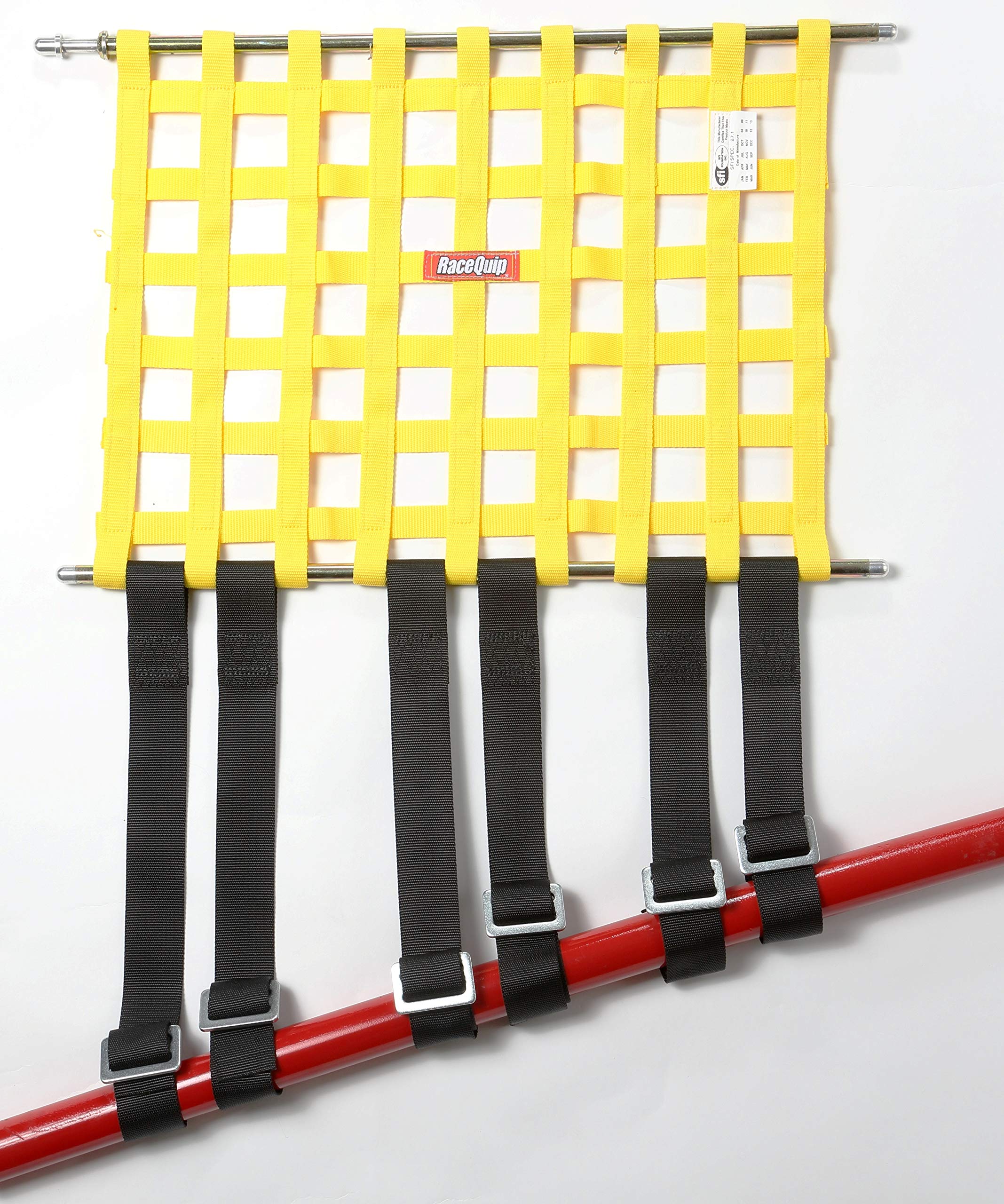 RaceQuip Window Net Strap On Bottom Bar Mounting Kit with 6 Adjustable 1.5 Inch Straps 705005