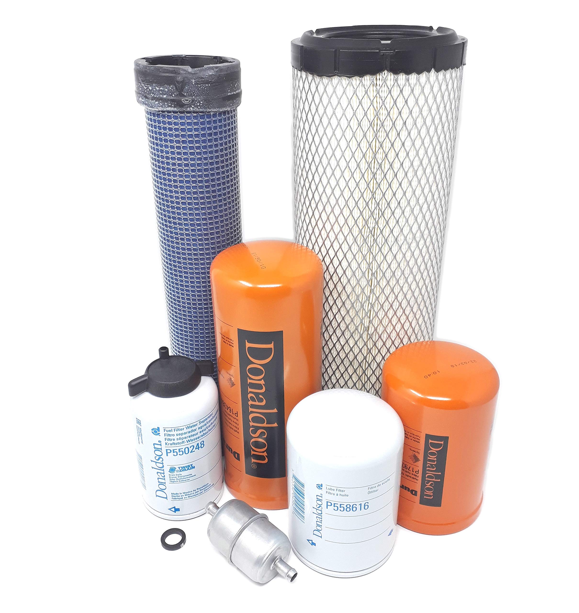 Cfkit Maintenance Filter Kit Compatible With Case 580L 580 Super L W/Cummins 3.9L Eng