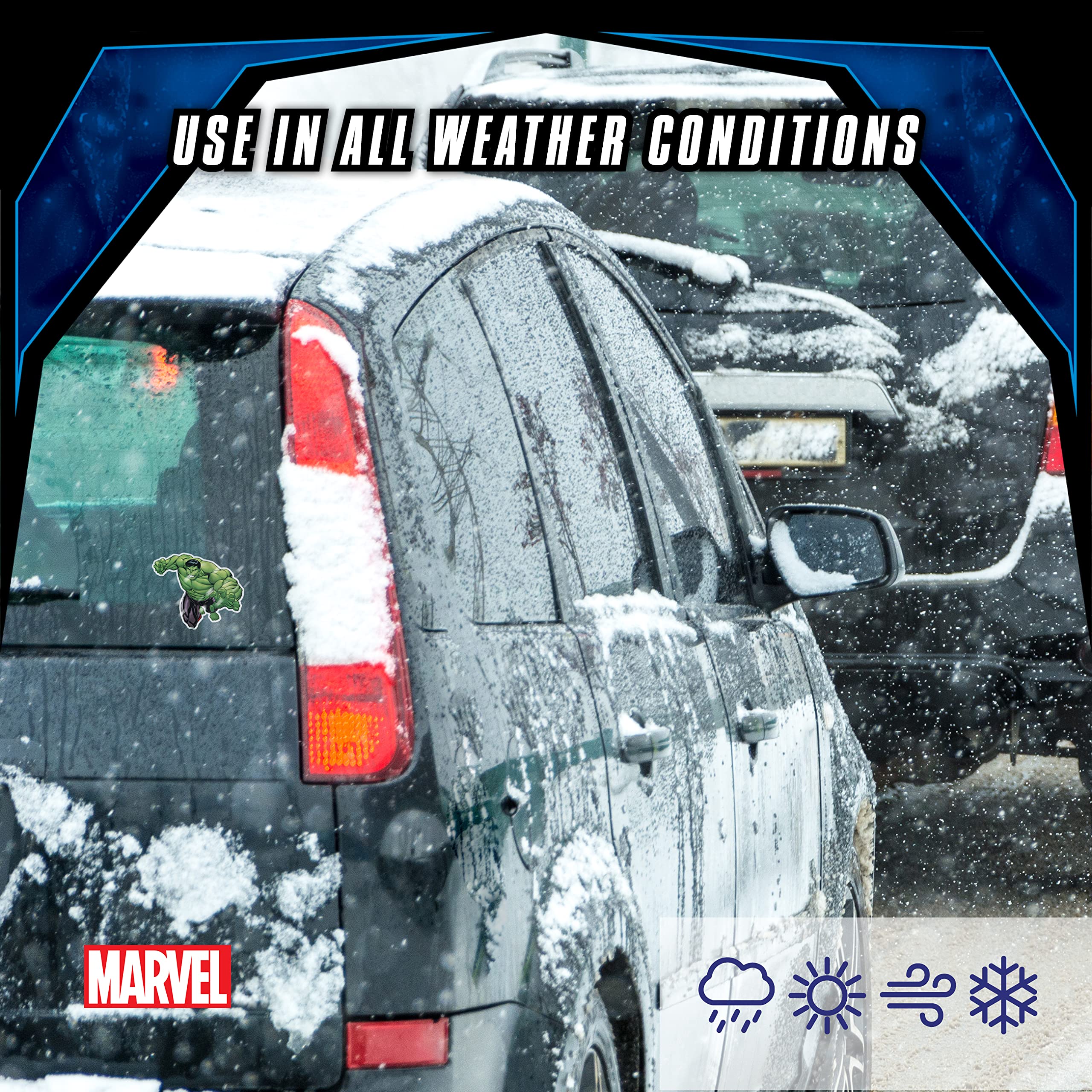 Marvel Incredible Hulk Fist Vinyl Decals - Set Of 3 Outdoor Rated Stickers For Car, Laptop, Computer, Water Bottle - Marvel Stickers For Kids And Adults