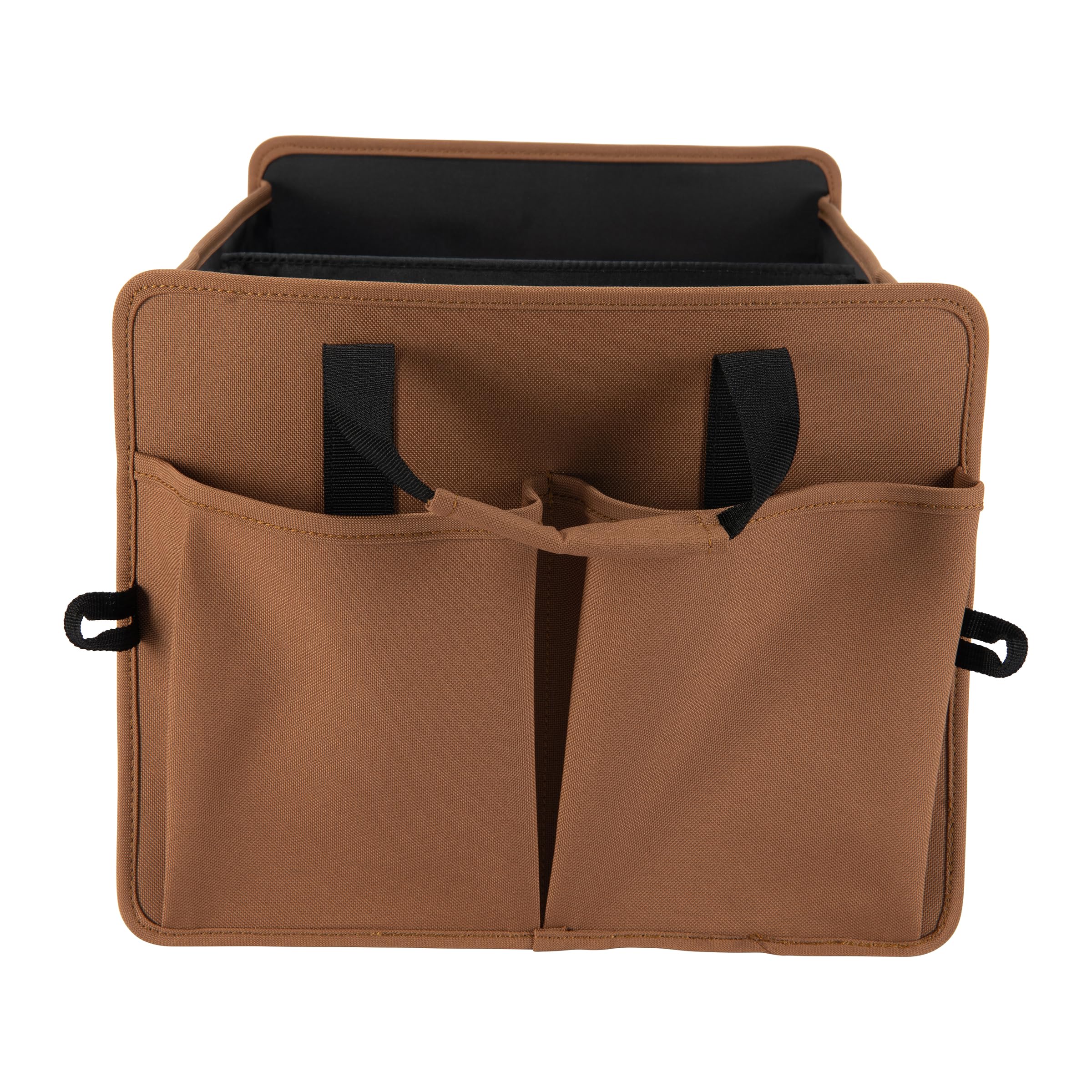 Carhartt Universal Collapsible Cargo Trunk Organizer - Portable Storage for SUV, Trucks & Cars, Carhartt Brown, One Size, 600 Denier Polyester