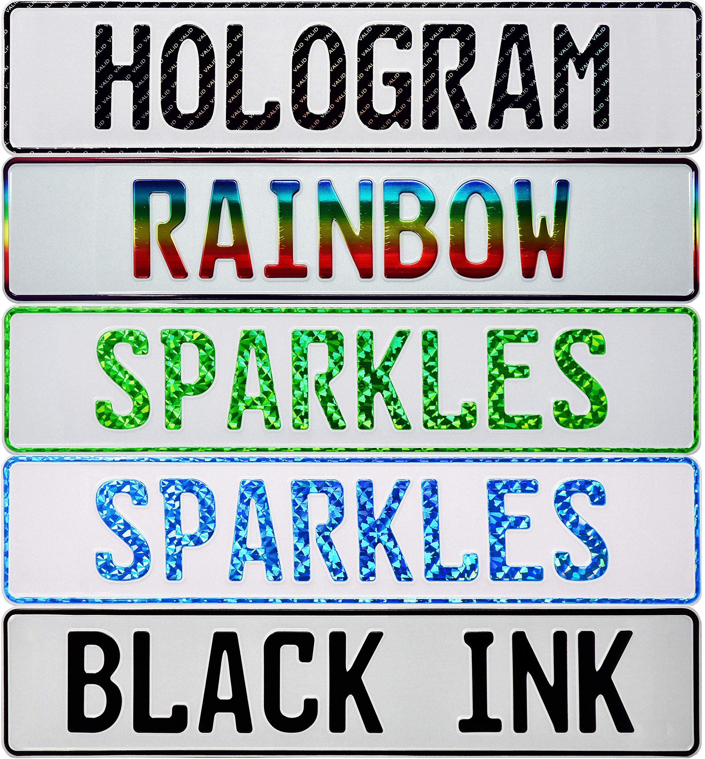 Custom European License Plate (Plate + Frame)