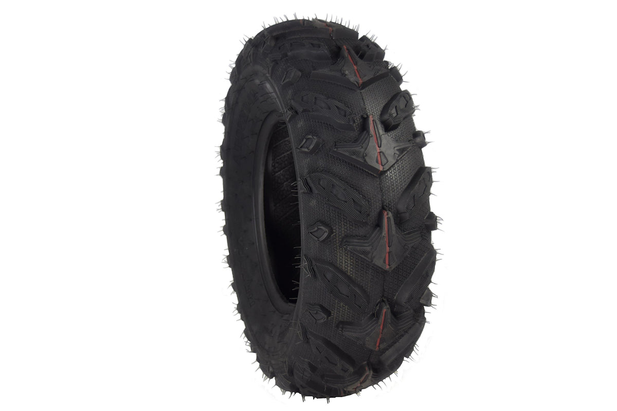 Massfx Grinder 25X8-12 Front Atv Tire, 6-Ply Rating, Chip & Tear Resistant, Micro Tread Technology, For Soft And Hard Pack Ground