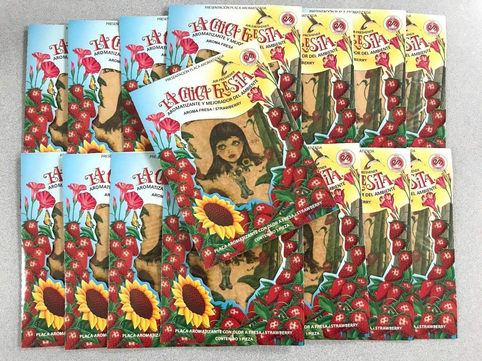 La Chica Fresita Car Air Freshener - 15 Pieces
