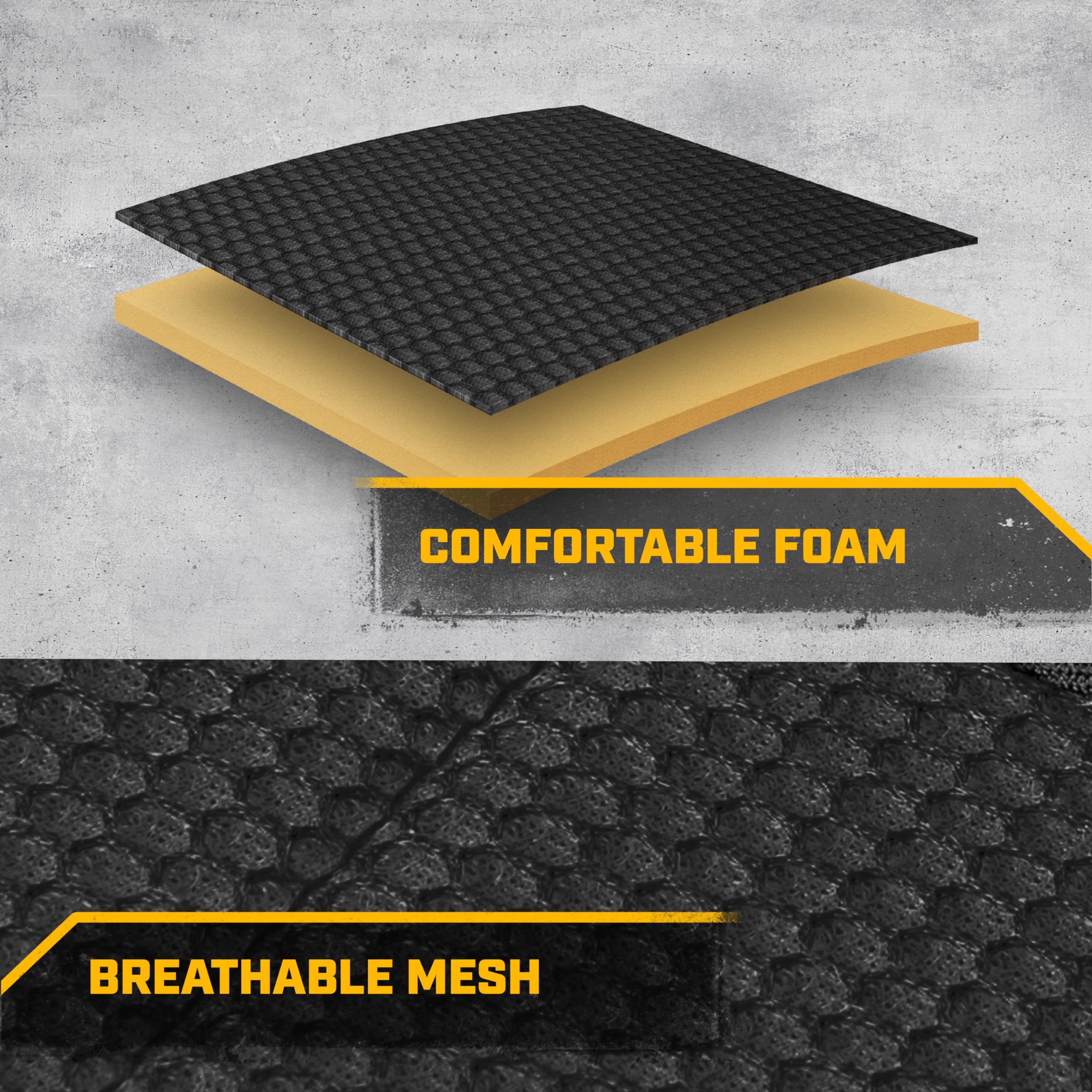 Cat MeshFlex Automotive Seat Covers for Cars Trucks and SUVs (Set of 2) - Black Car Seat Covers for Front Seats, Truck Seat Prot