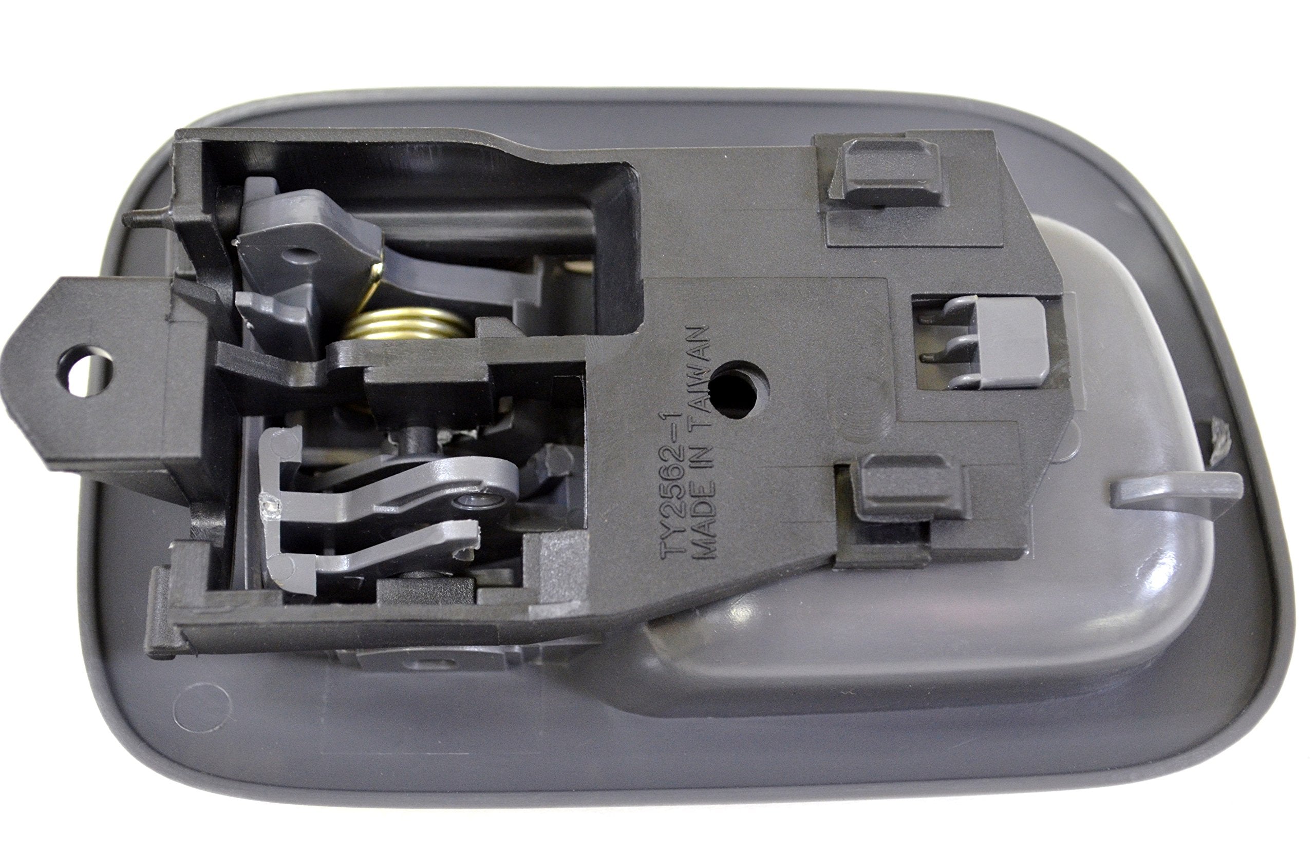 PT Auto Warehouse TO-2530G-LS - Inside Interior Inner Door Handle/Trim, Gray - Driver Side Front (Replaces 69206-AA010-B0, 69278-08010-B0, 69206AA010B0, 6927808010B0)