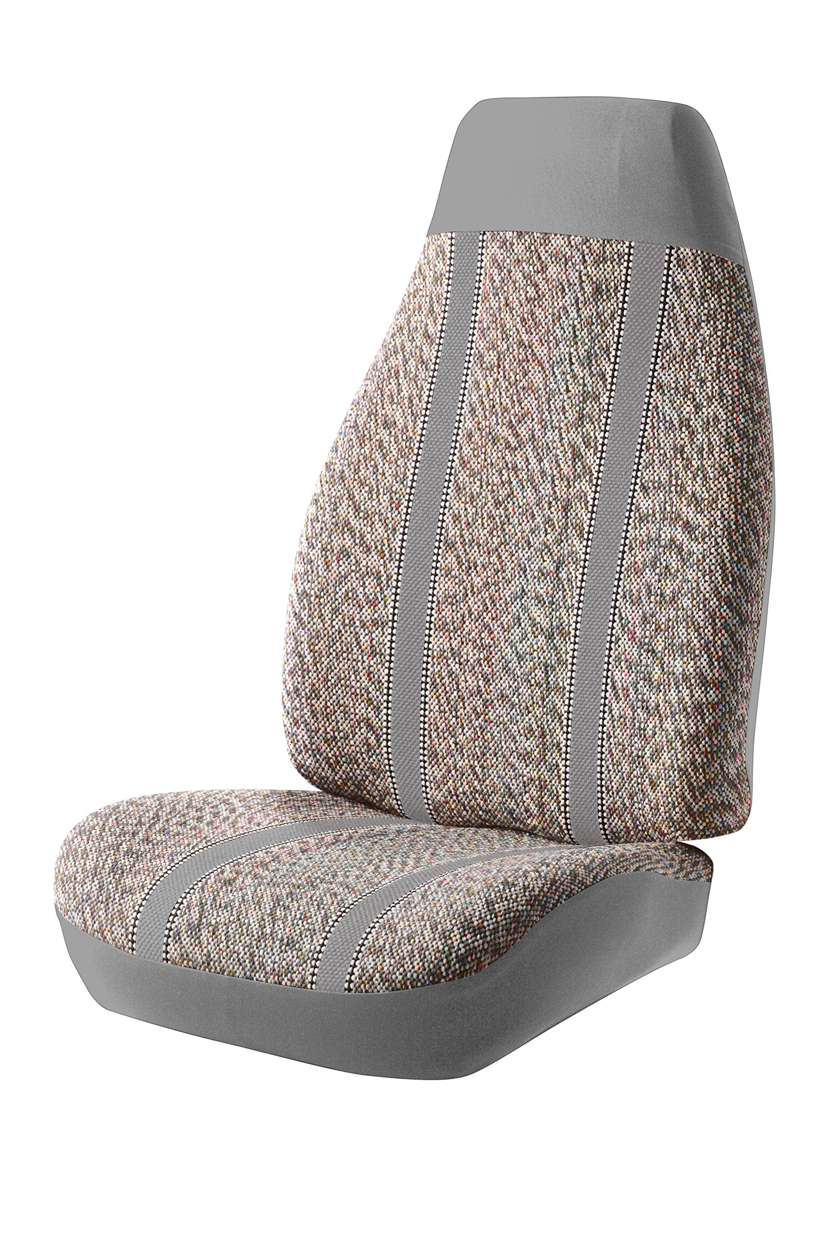 Fia TR42-38 GRAY Custom Fit Rear Seat Cover Split Seat 60/40 - Saddle Blanket, (Gray)