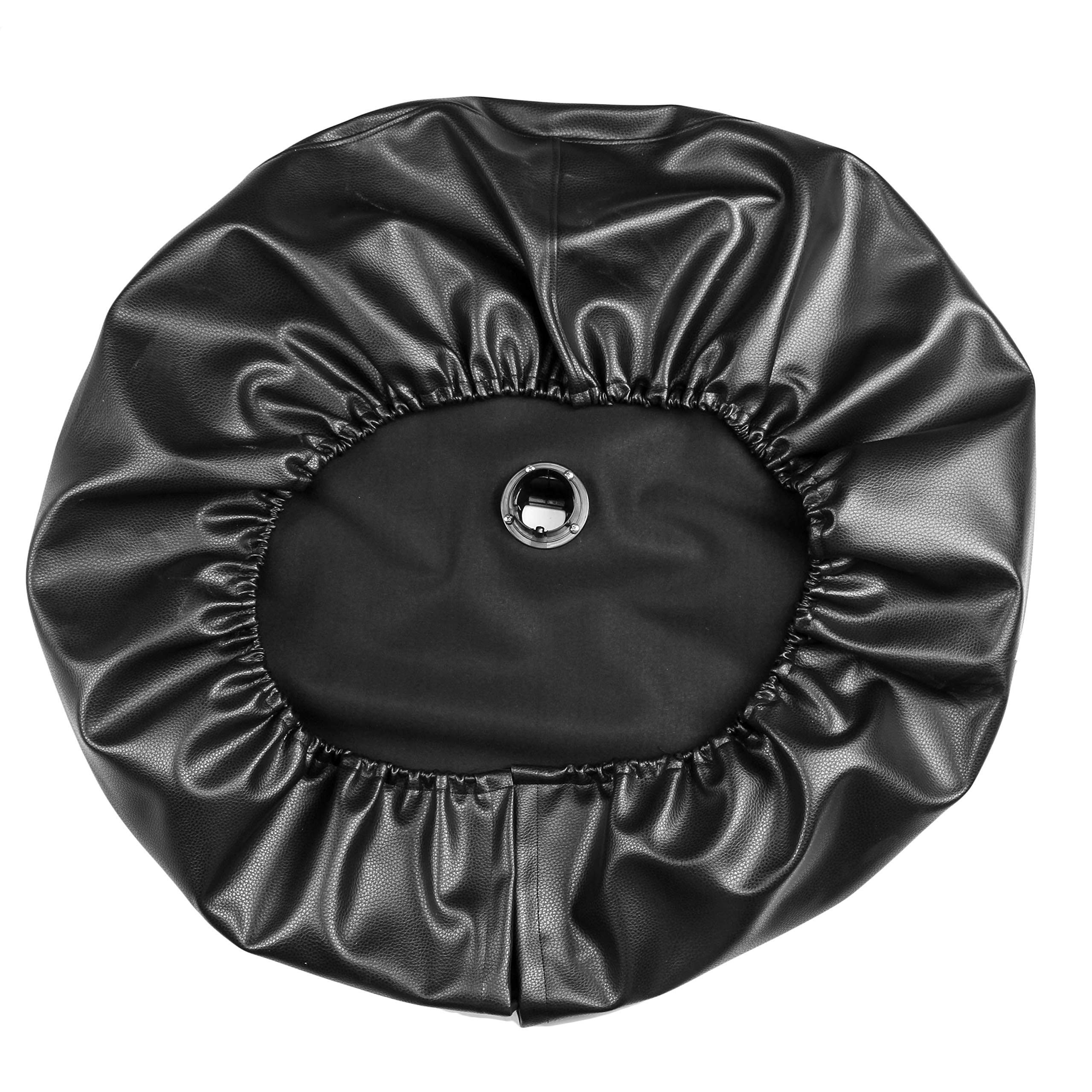 Moonet Tire Cover With Camera Hole, For Jeep Wrangler Jl With Back-Up Camera, Sport & Sahara (2018-2025), Fits 245/75R17, 255/75