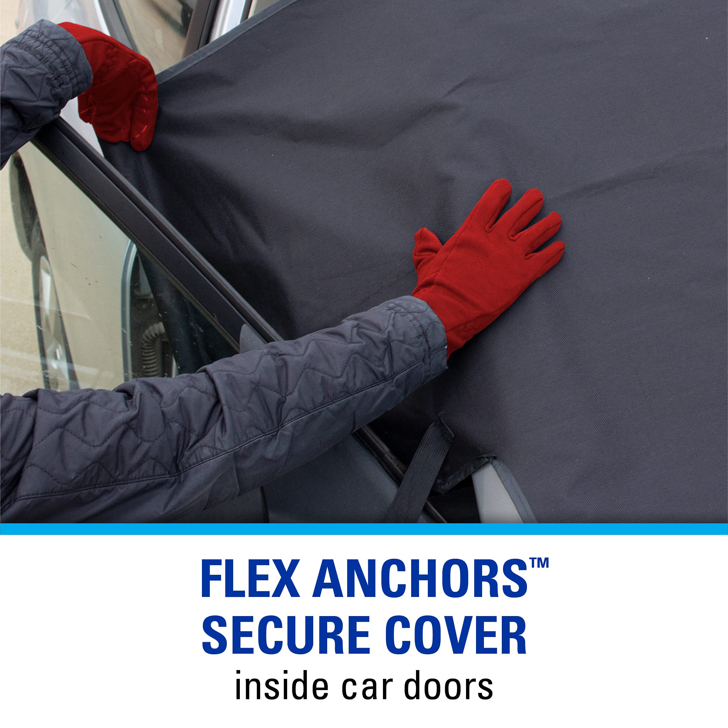 Subzero 17540Pb Arctic Defense Car Windshield Cover For Ice And Snow, Car Snow Cover With Side Mirror Covers, (61'' W X 42'' H)